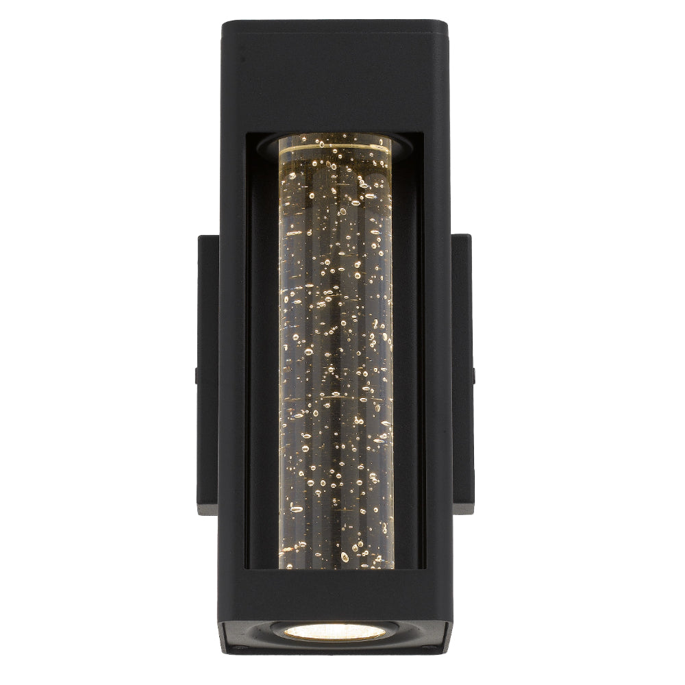 Hollis Aluminium Small Exterior Wall Light Black - HOLLIS EX25-BK