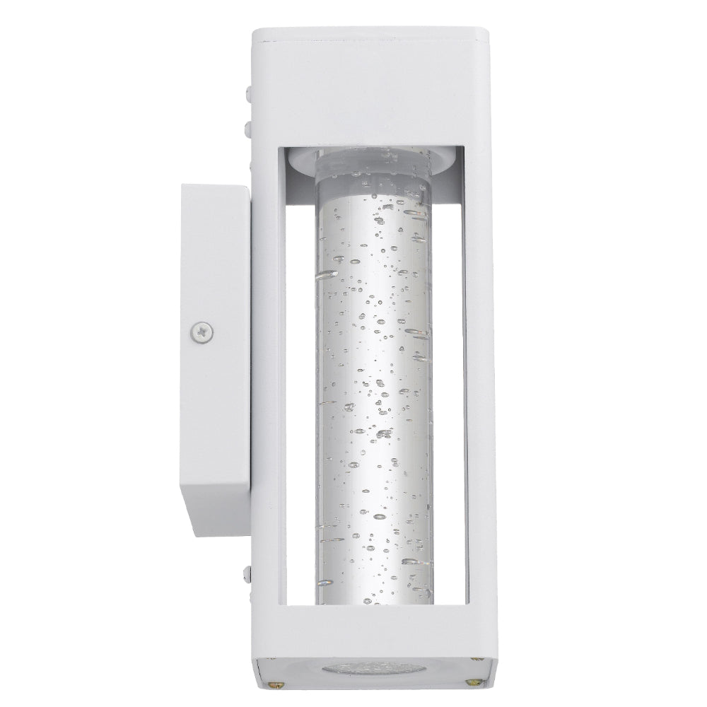 Hollis Aluminium Small Exterior Wall Light White - HOLLIS EX25-WH