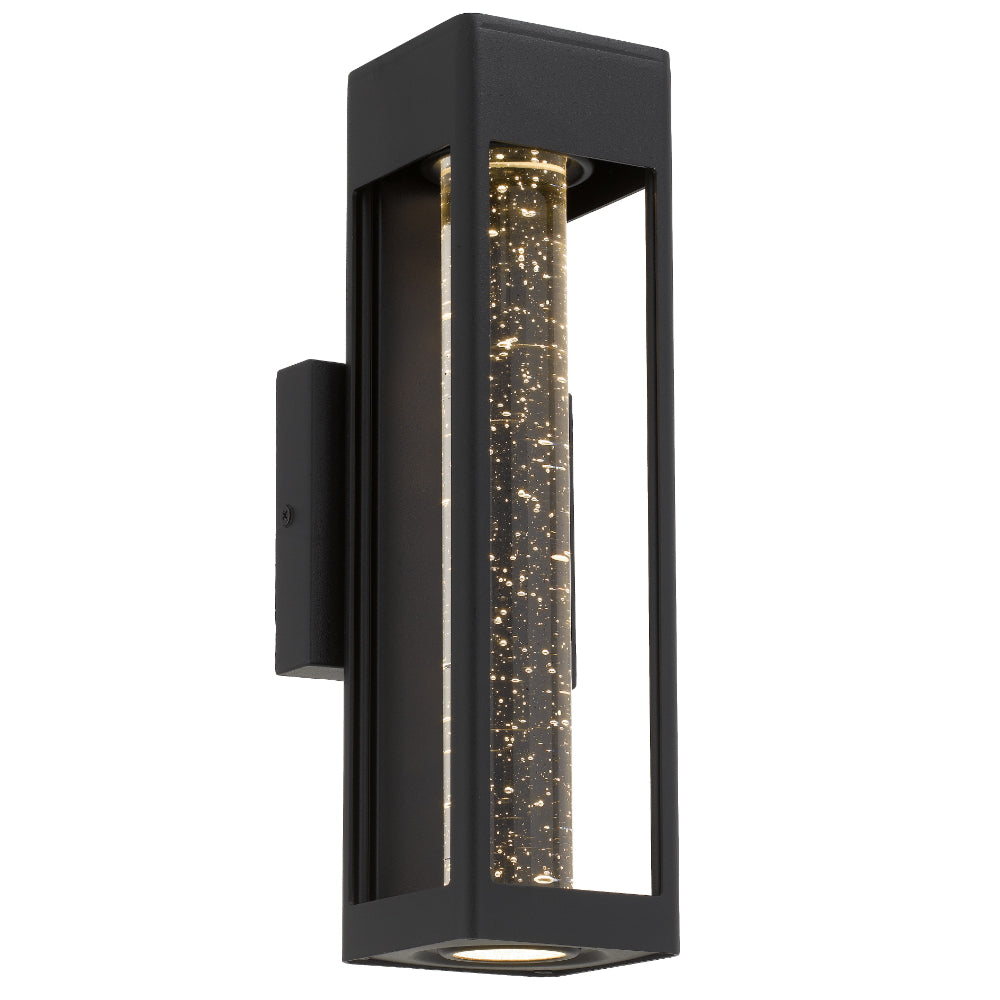 Hollis Aluminium Medium Exterior Wall Light Black - HOLLIS EX35-BK