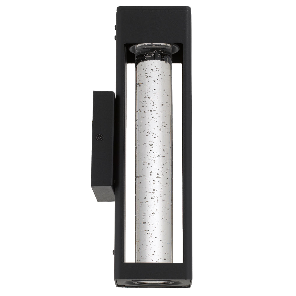 Hollis Aluminium Medium Exterior Wall Light Black - HOLLIS EX35-BK