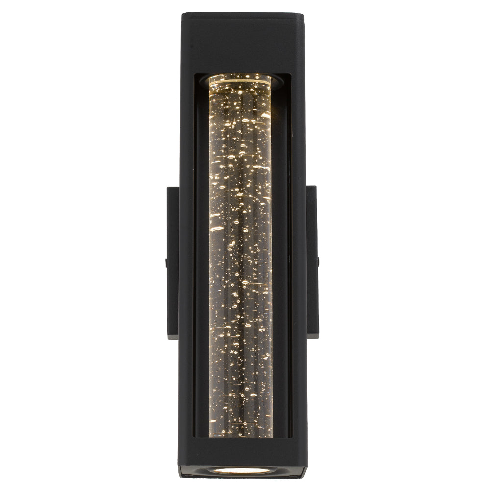 Hollis Aluminium Medium Exterior Wall Light Black - HOLLIS EX35-BK