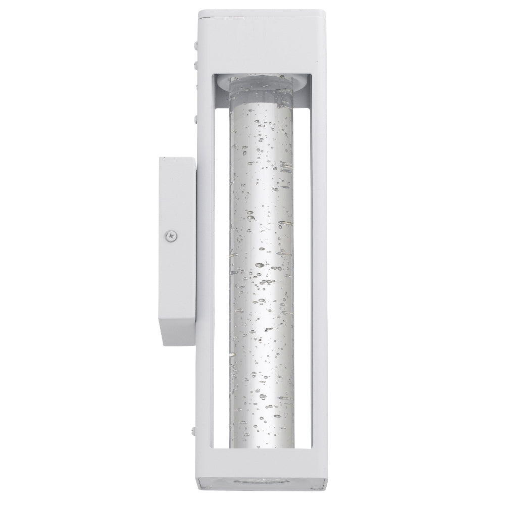 Hollis Aluminium Medium Exterior Wall Light White - HOLLIS EX35-WH