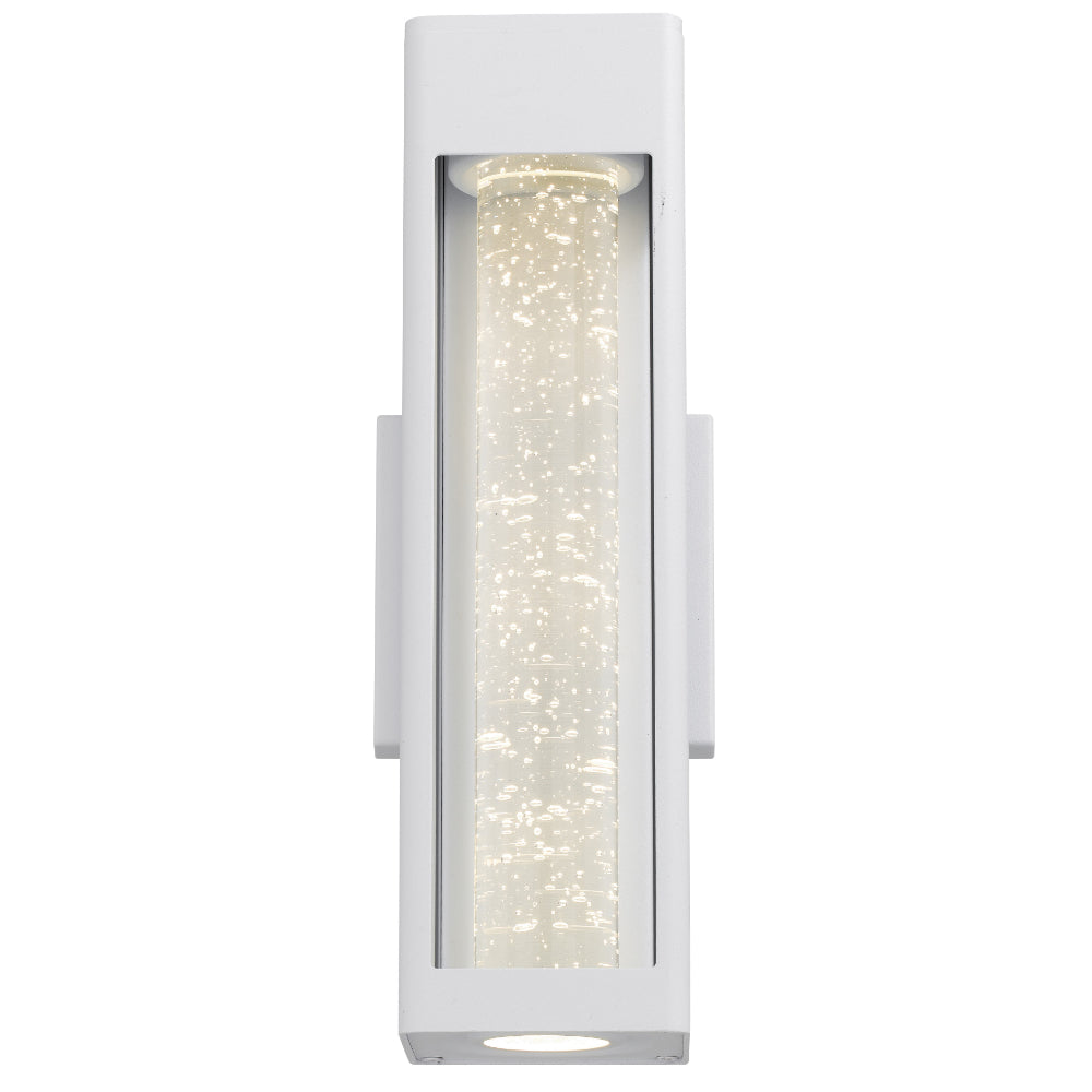 Hollis Aluminium Medium Exterior Wall Light White - HOLLIS EX35-WH