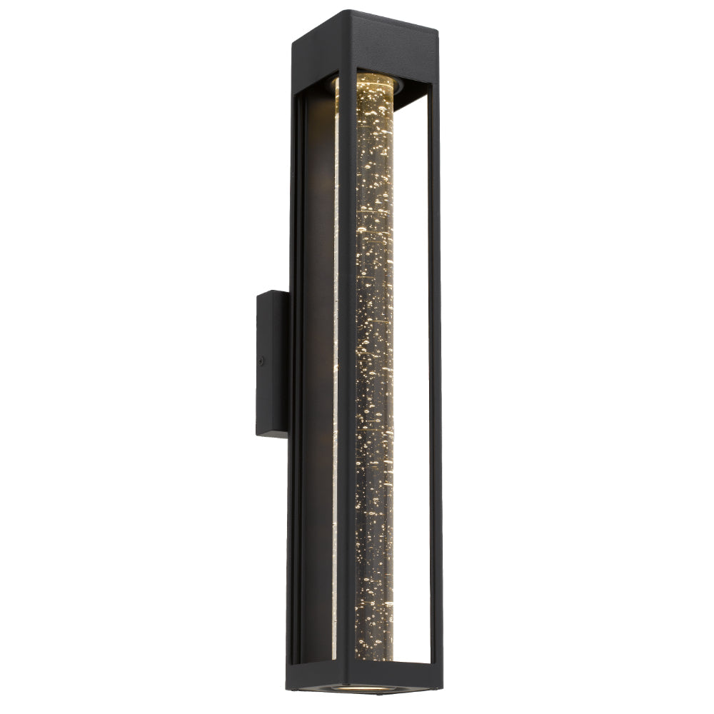 Hollis Aluminium Large Exterior Wall Light Black - HOLLIS EX55-BK