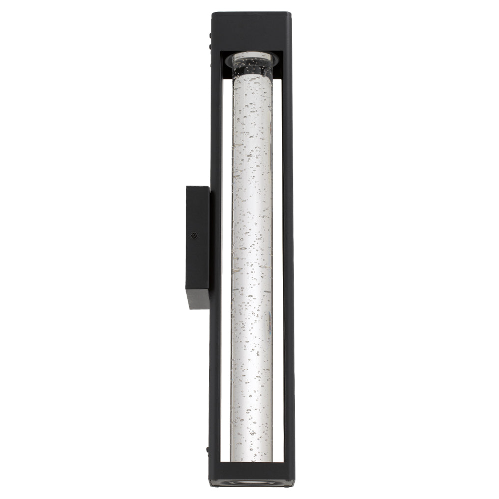 Hollis Aluminium Large Exterior Wall Light Black - HOLLIS EX55-BK