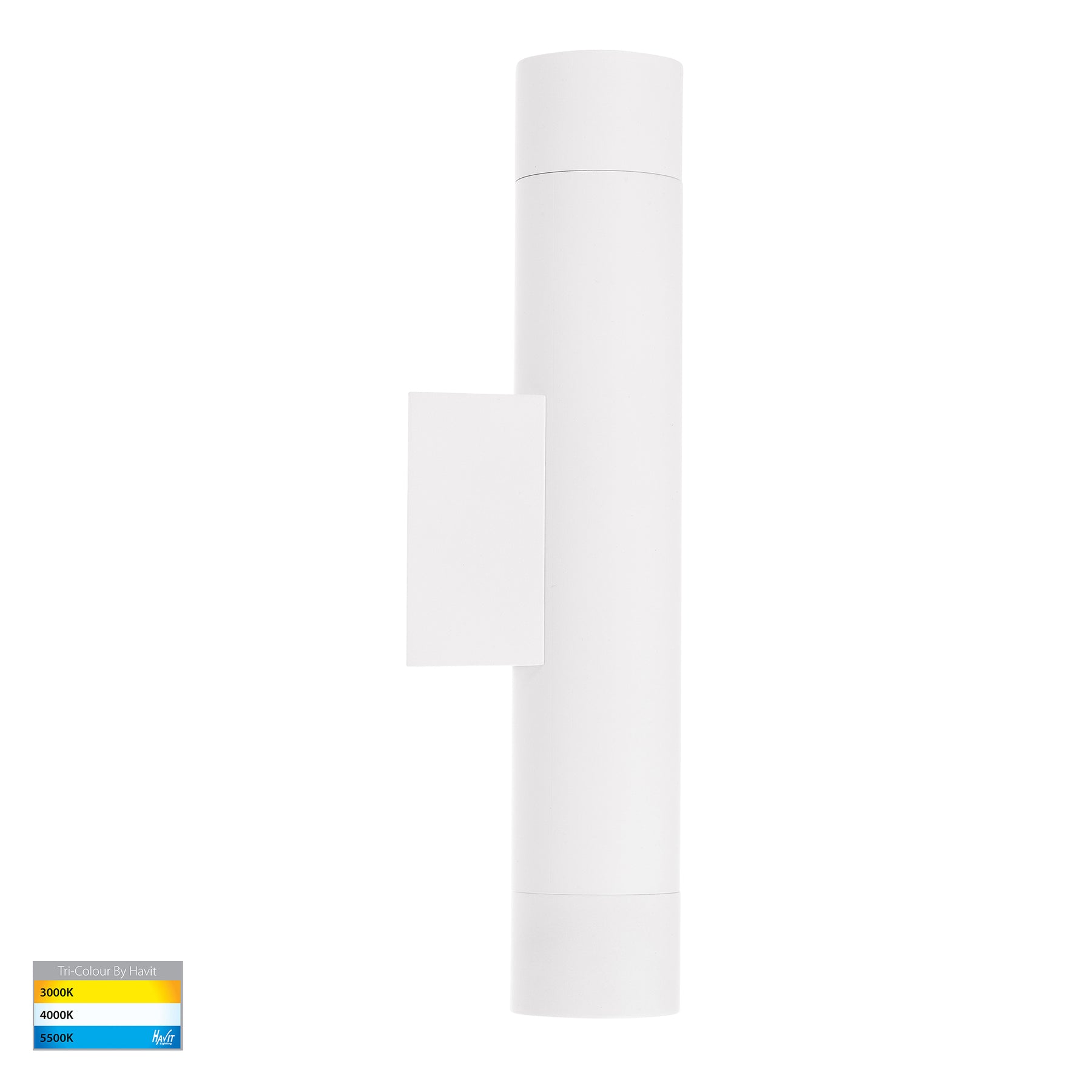 Dugo LED Up & Down Wall Light 5W Tri Colour White - HV10394T