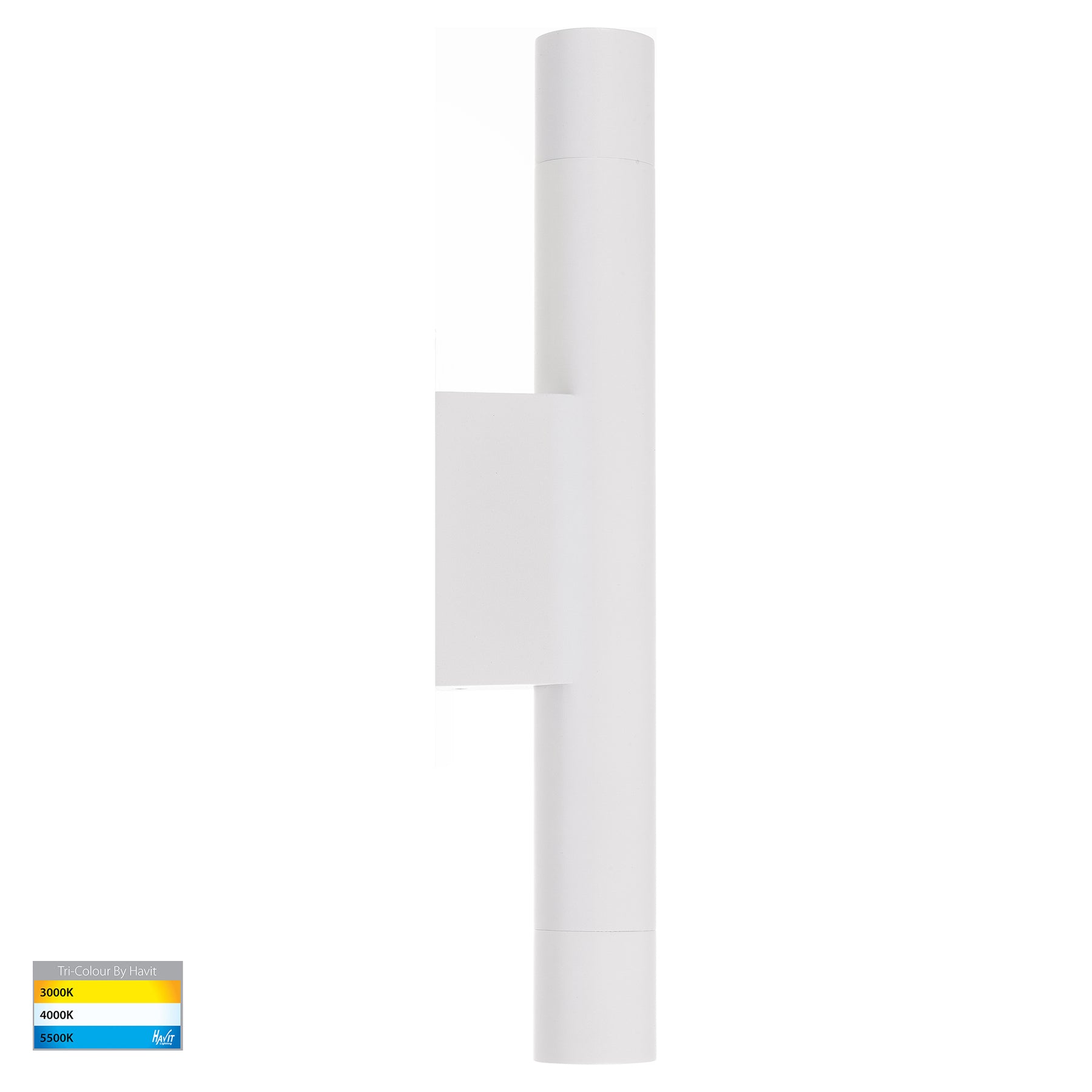 Dugo LED Up & Down Wall Light 1.5W Tri Colour White - HV10395T