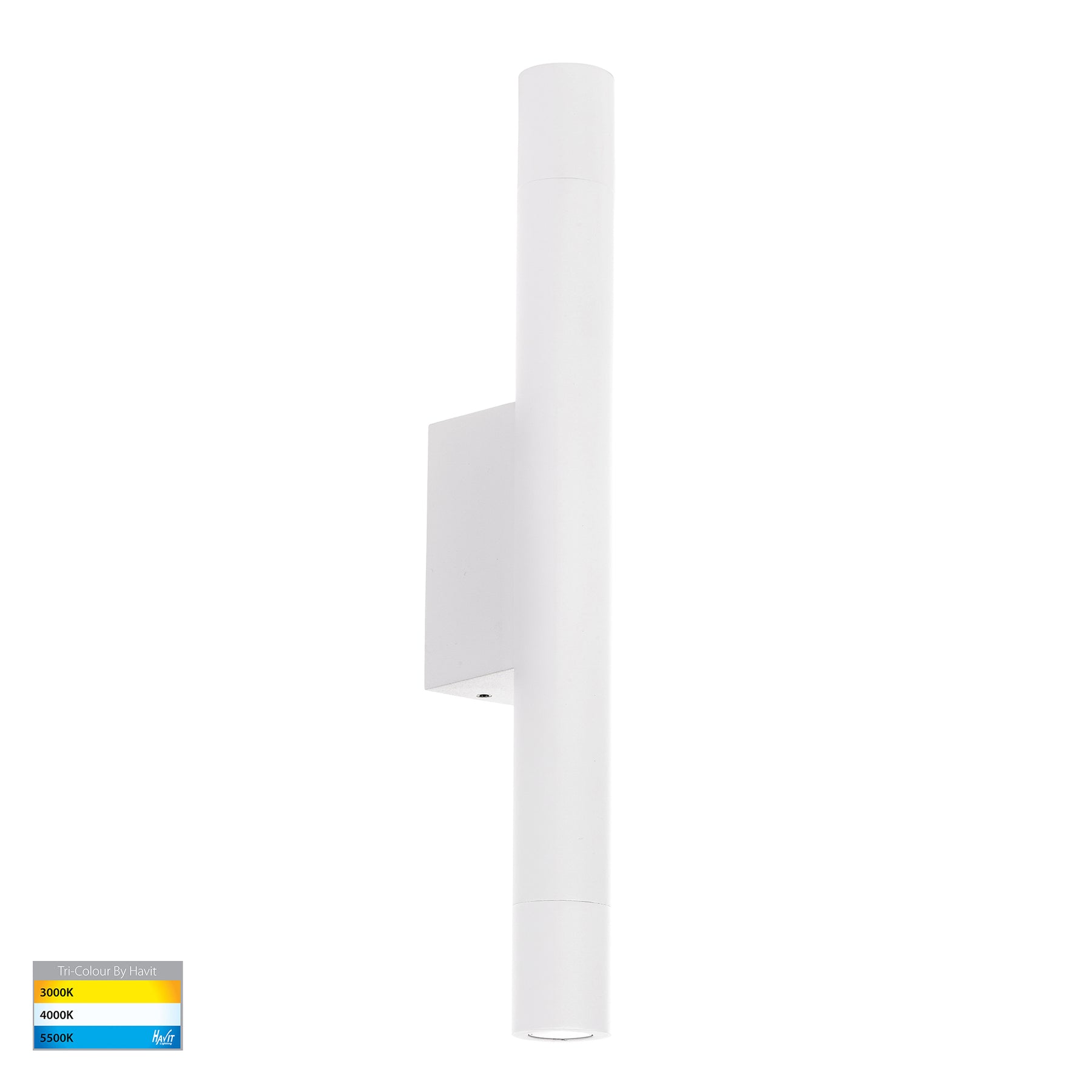 Dugo LED Up & Down Wall Light 1.5W Tri Colour White - HV10395T