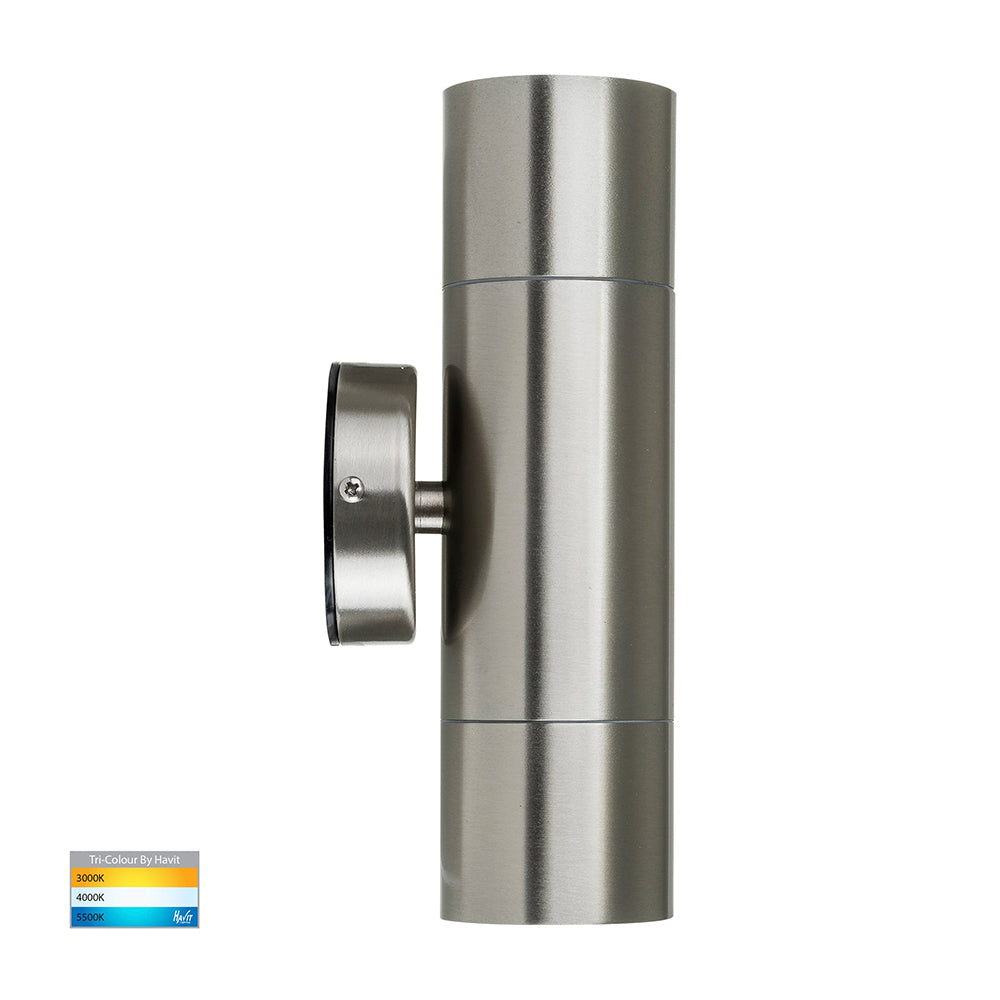 Buy Up / Down Wall Lights Australia Fortis Up & Down Wall 2 Lights 304 Stainless Steel 3CCT - HV1072T