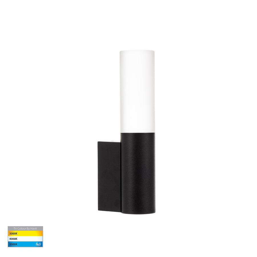 Akril LED Wall Light 3W Tri Colour Black - HV10931T-BLK