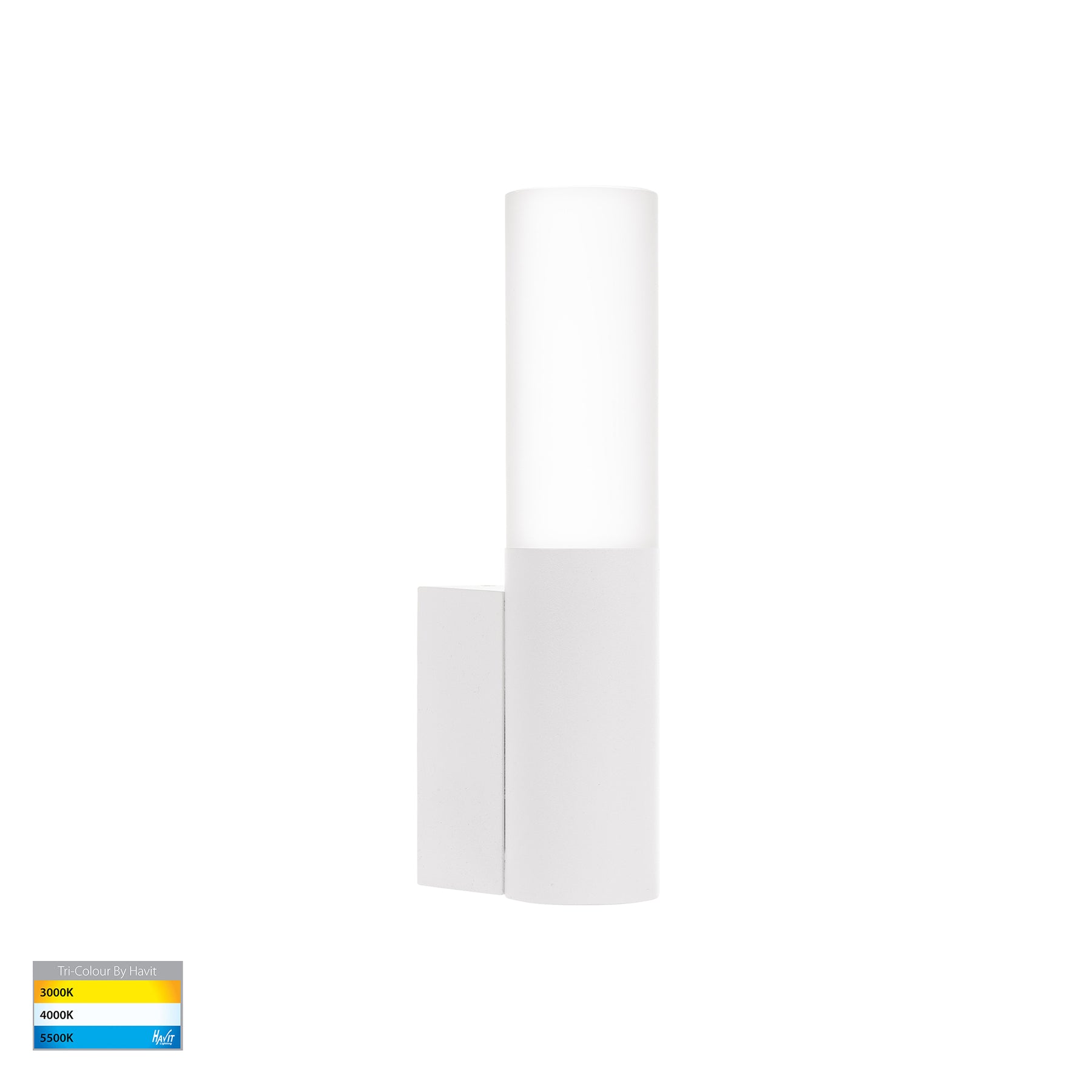 Akril LED Wall Light 3W Tri Colour White - HV10931T-WHT