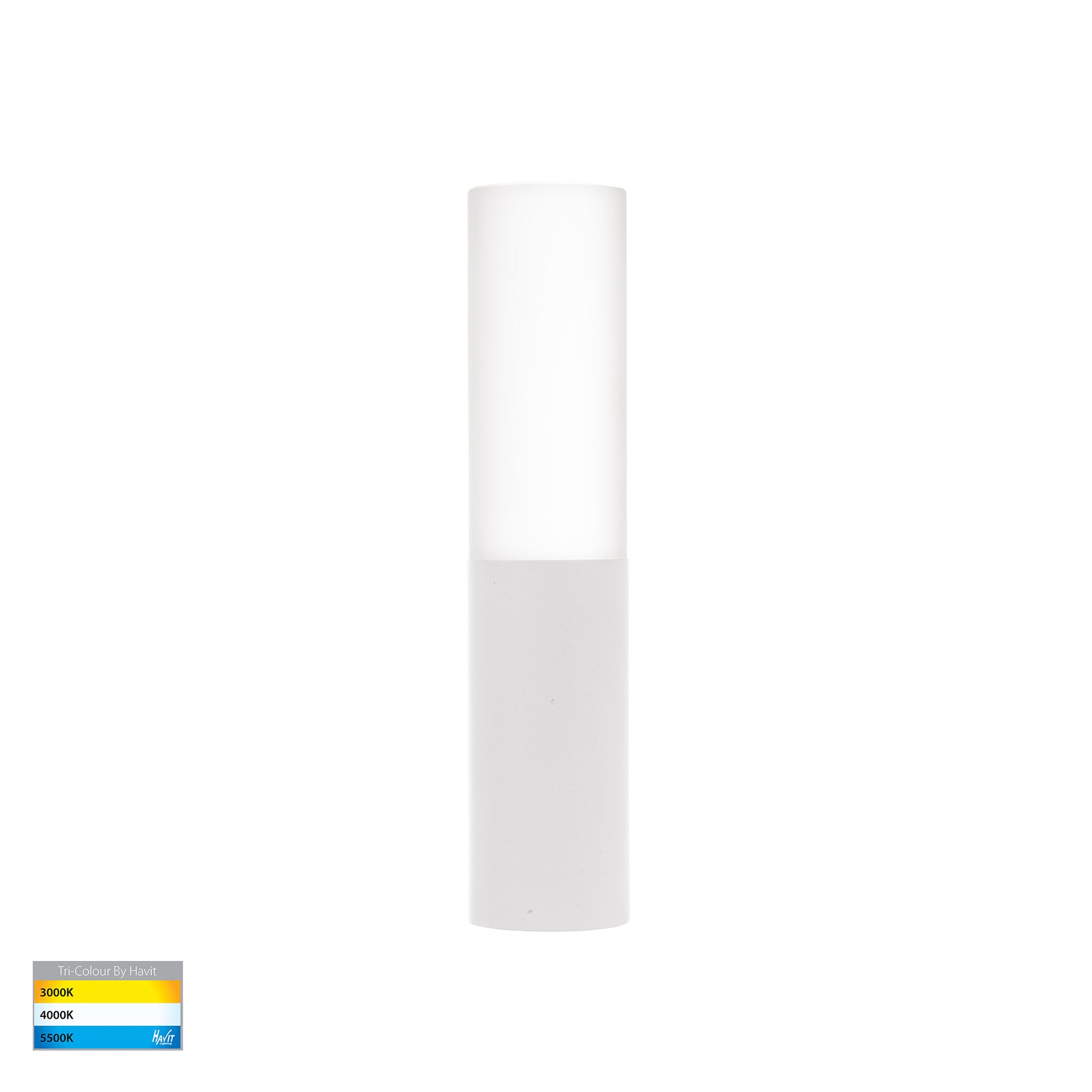 Akril LED Wall Light 3W Tri Colour White - HV10931T-WHT