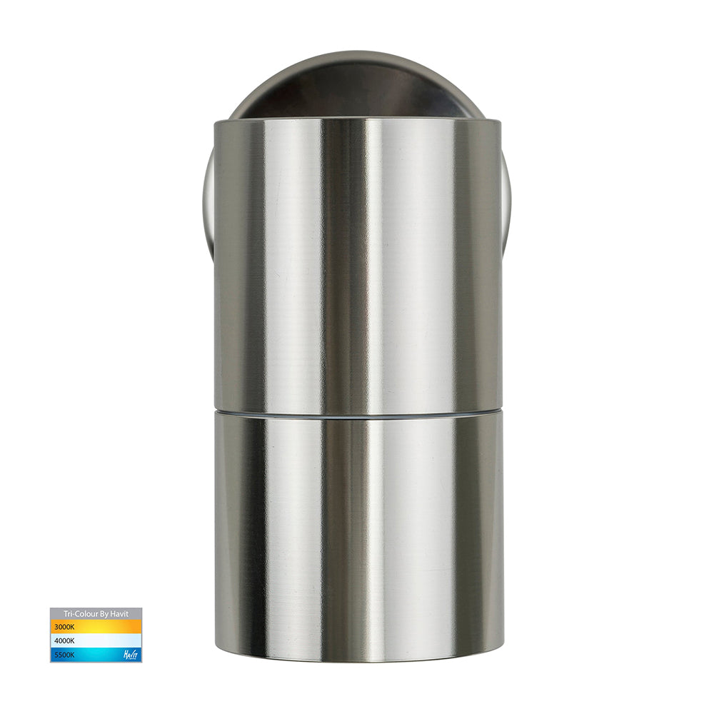 Buy Exterior Wall Lights Australia Tivah Exterior Wall Light Fixed 316 Stainless Steel 3CCT - HV1105T