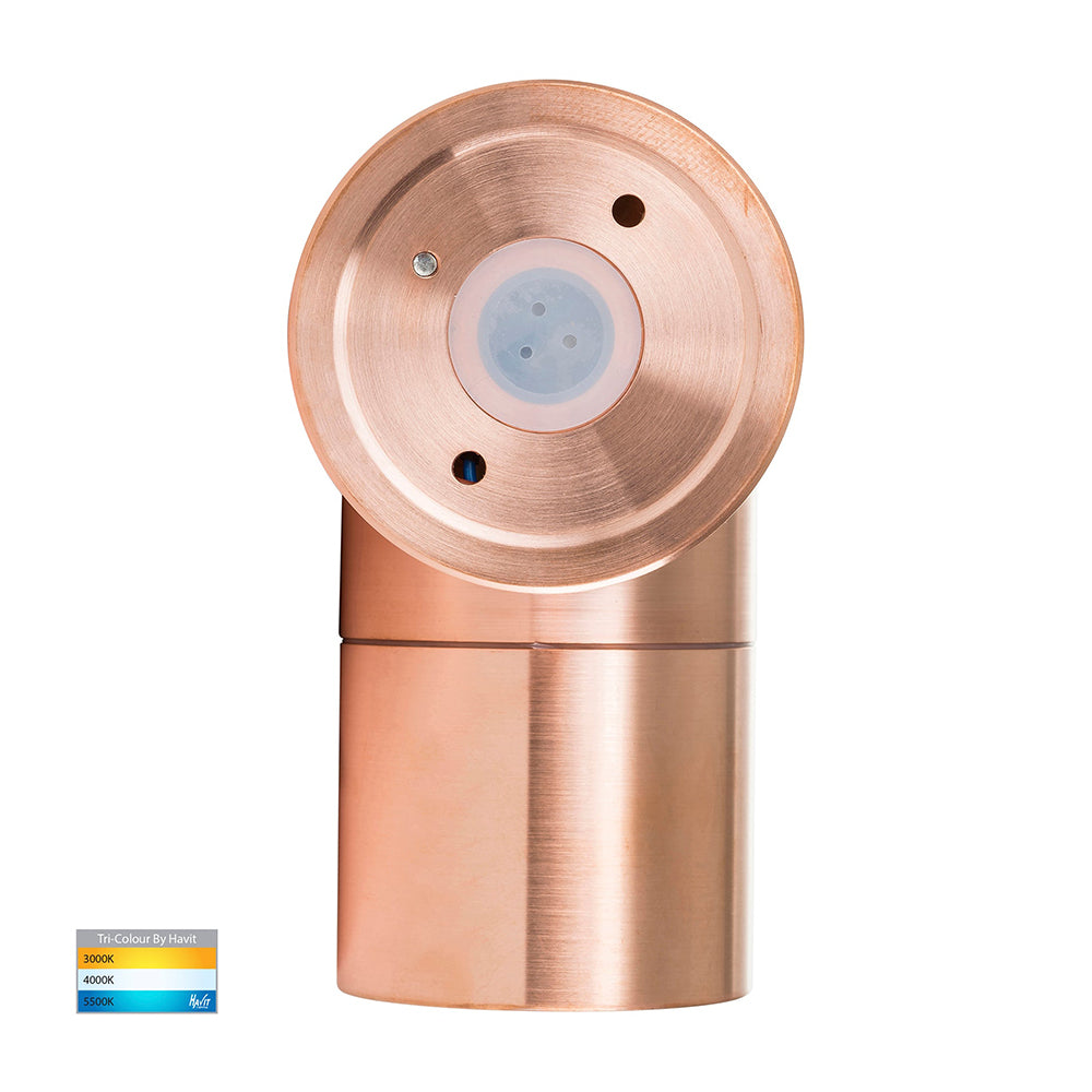 Buy Exterior Wall Lights Australia Tivah Exterior Wall Light Fixed 12V Solid Copper 3CCT - HV1117MR16T