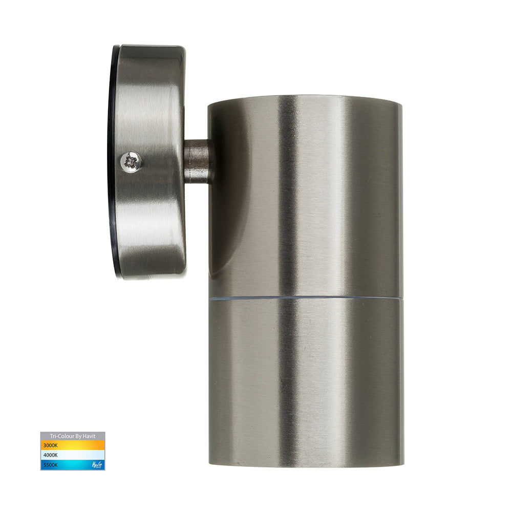 Buy Exterior Wall Lights Australia Fortis Exterior Wall Light Fixed 5W 304 Stainless Steel 3CCT - HV1172T