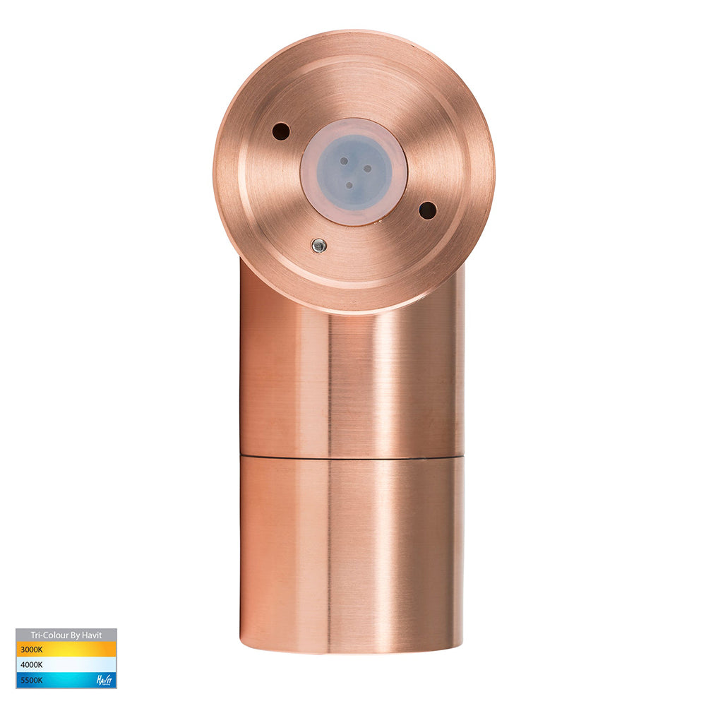 Buy Exterior Spotlights Australia Tivah Exterior Spotlight Adjustable Solid Copper 3CCT - HV1215T