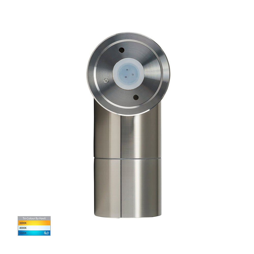 Buy Exterior Spotlights Australia Tivah Exterior Spotlight Adjustable Titanium Aluminium 3CCT - HV1285T