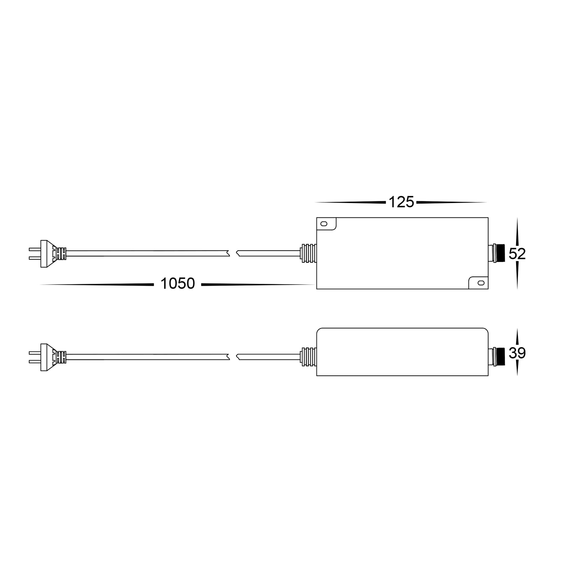 LED Driver WIFI Black Plastic 24V - HV1428RGBCW-D