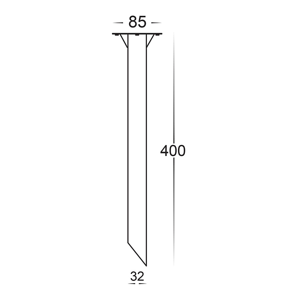 Buy Accessories & More Australia Bollard Spike H400mm 316 Stainless Steel - HV1607