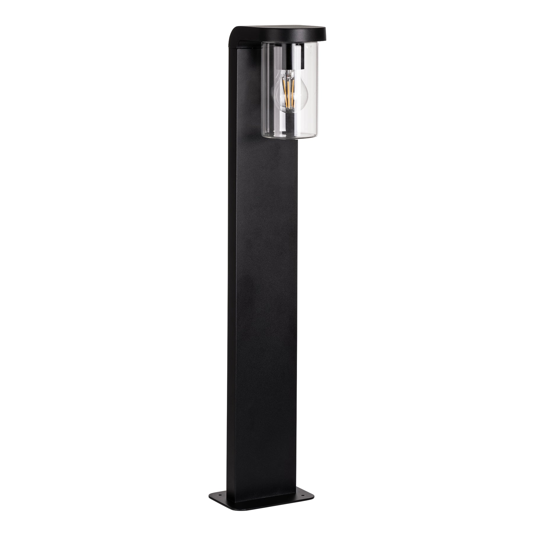 Angela Aluminium LED Bollard Light 9W 2700K Black - HV1692W-BLK