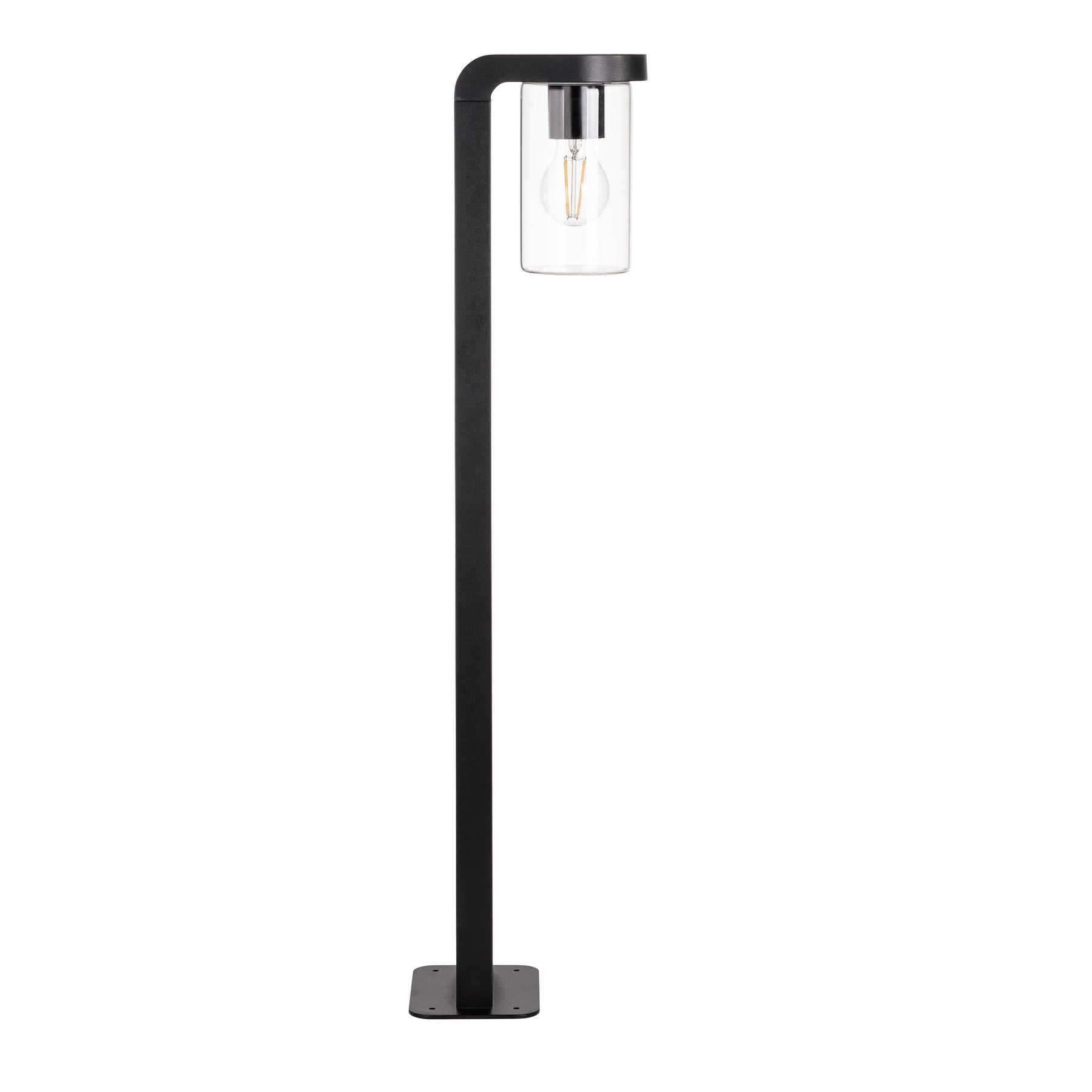 Angela Aluminium LED Bollard Light 9W 2700K Black - HV1692W-BLK