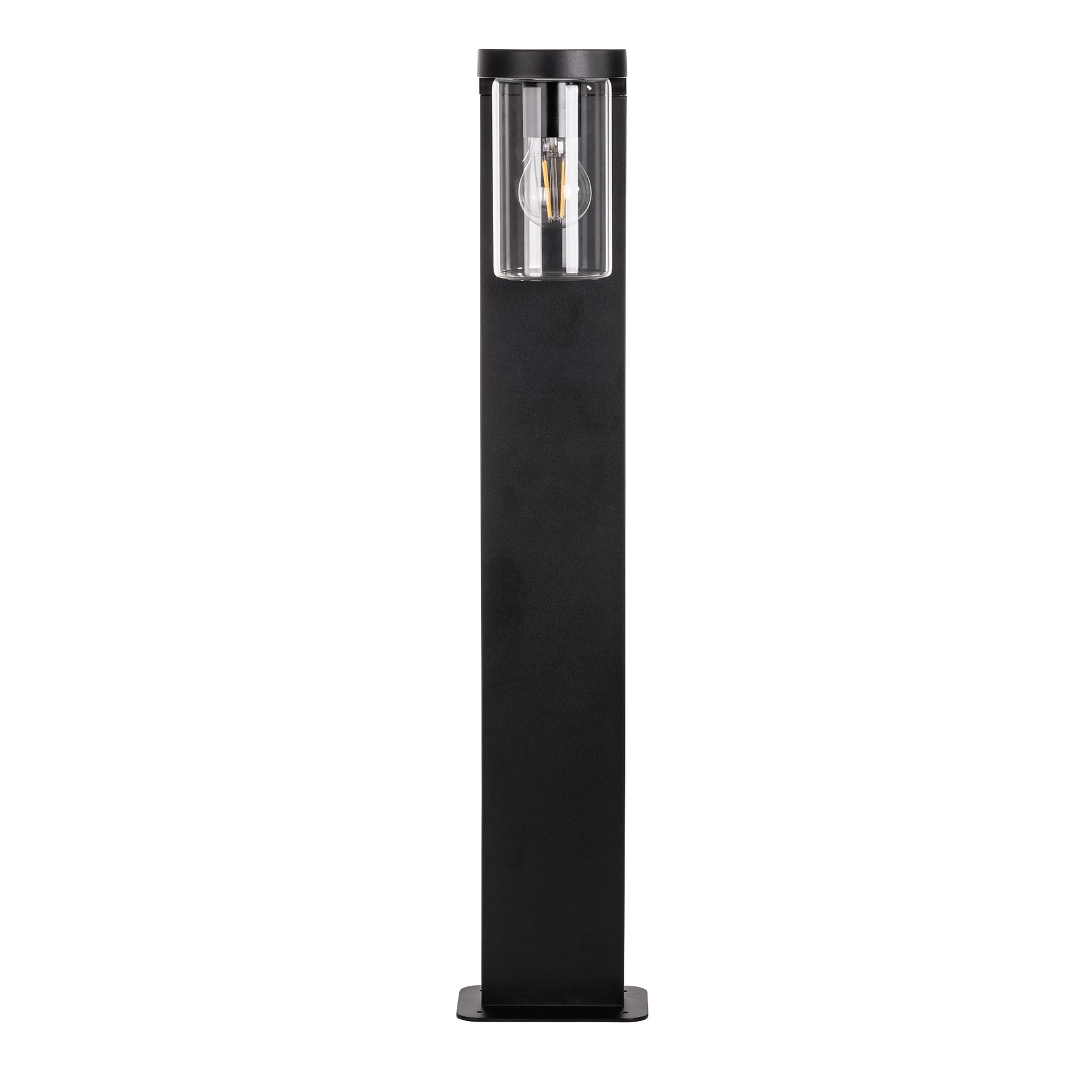 Angela Aluminium LED Bollard Light 9W 2700K Black - HV1692W-BLK