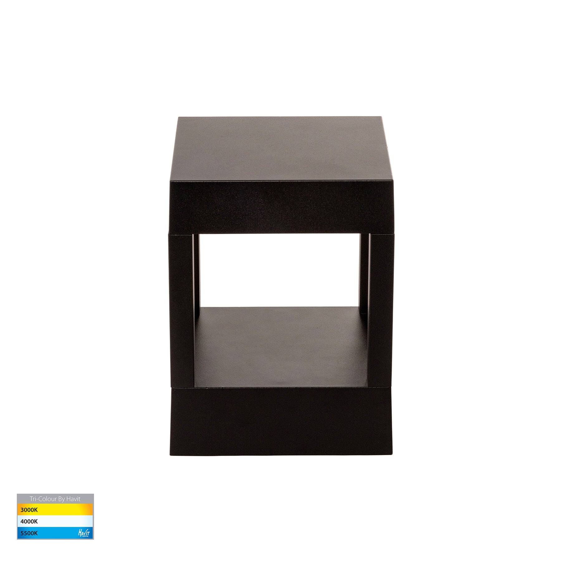 Pelare Pillar Square LED Light Aluminium Black - HV1699T-BLK-24V-SQ