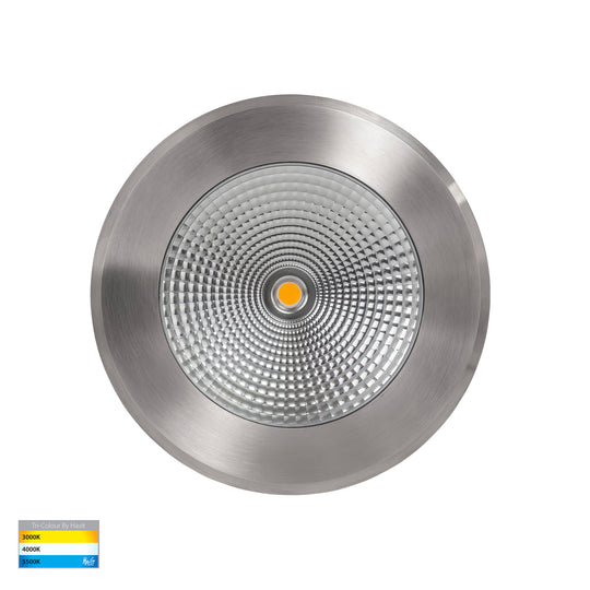 Klip LED Round Inground Light 316 Stainless Steel 240V 20W TRI Colour - HV1833T-240V