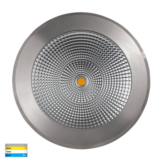 Klip LED Round Inground Light 316 Stainless Steel 240V 30W TRI Colour - HV1835T-240V