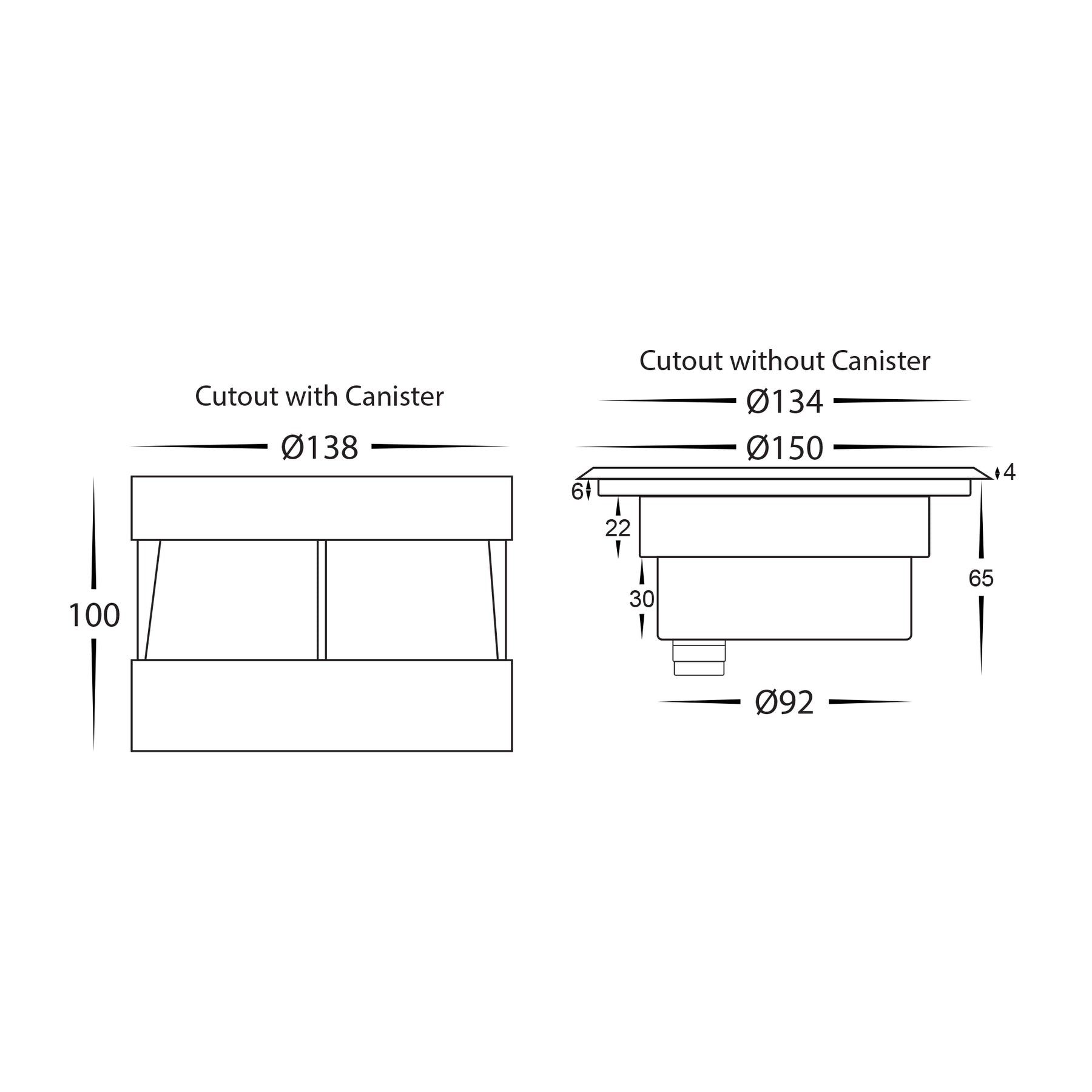 Split LED Inground Light 240V 5W Tri Colour Stainless Steel - HV1842T-240V