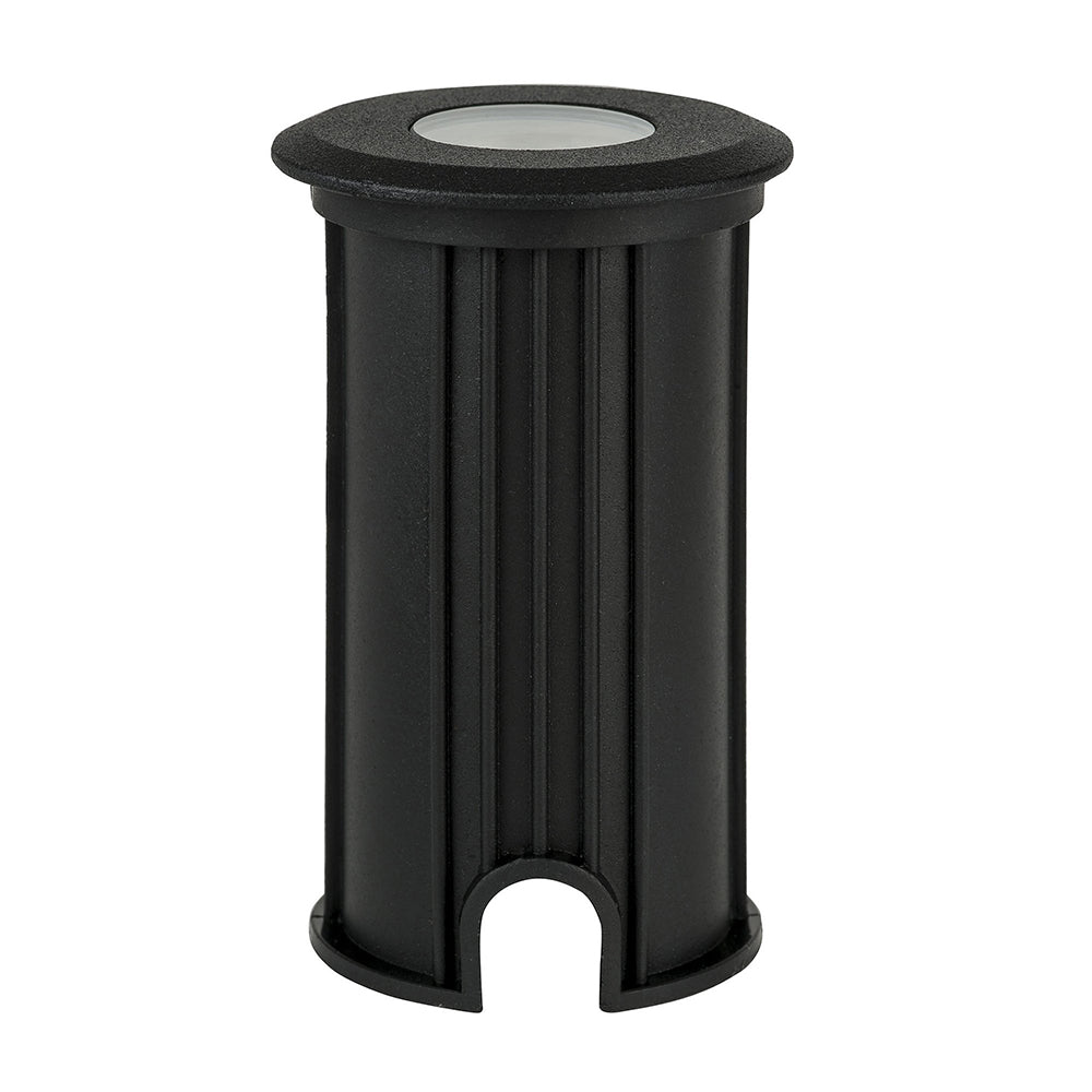 Buy Outdoor Step Lights Australia Mini Ollo Outdoor Step Light 12V Black Polycarbonate 5500K - HV2892C-BLK