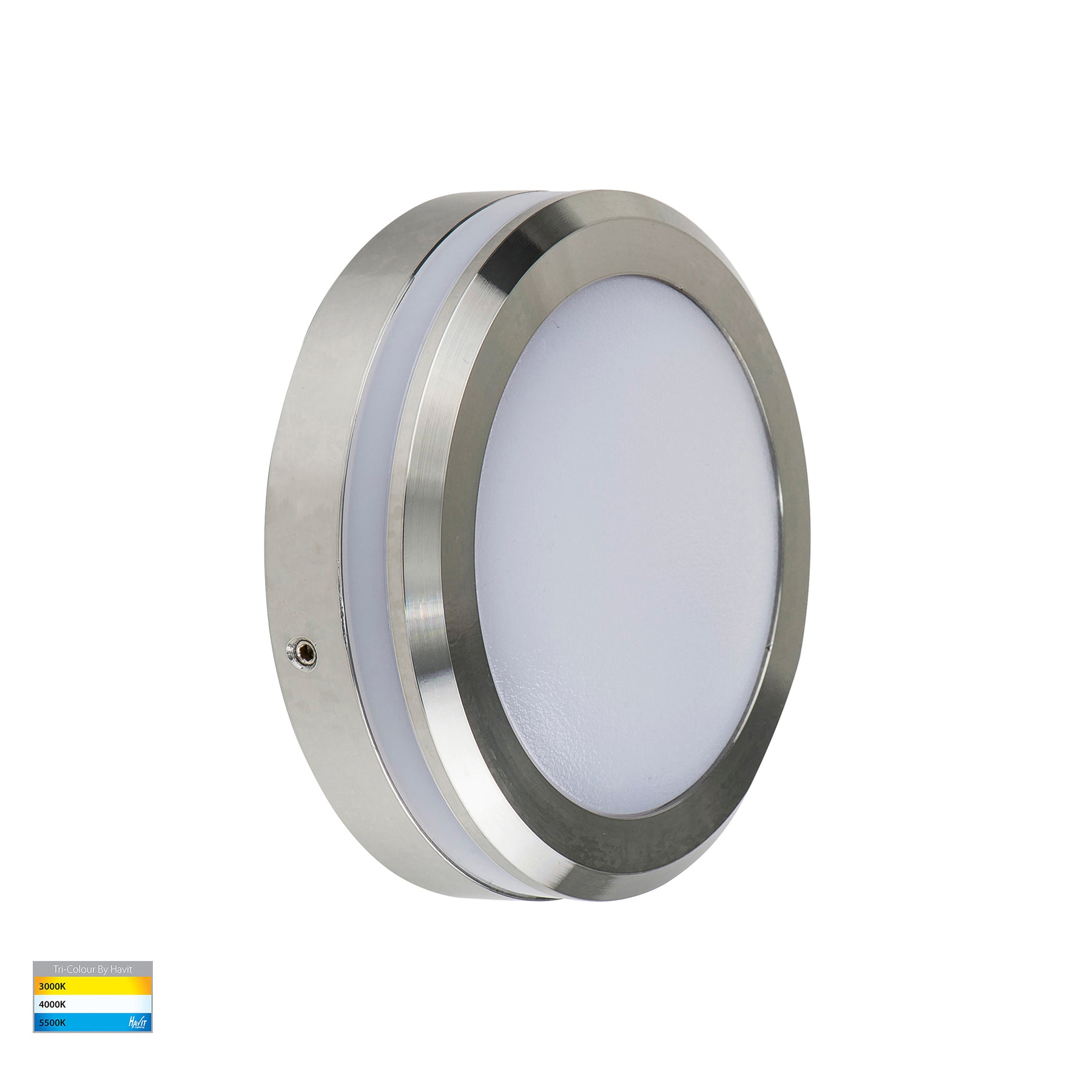 Nava LED Step Light 12V 5W Tri Colour Titanium - HV2960T-TTM-12V