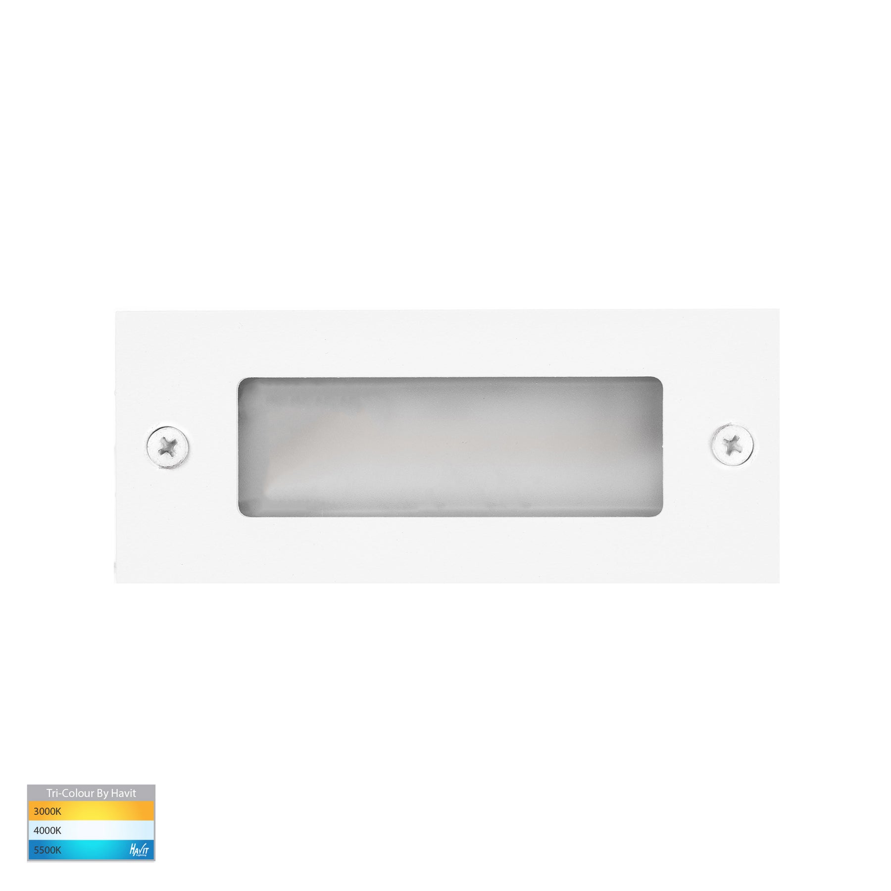 Bata 316 Stainless Steel LED Brick Light White 3W 240V TRI Colour - HV3007T-WHT-240V