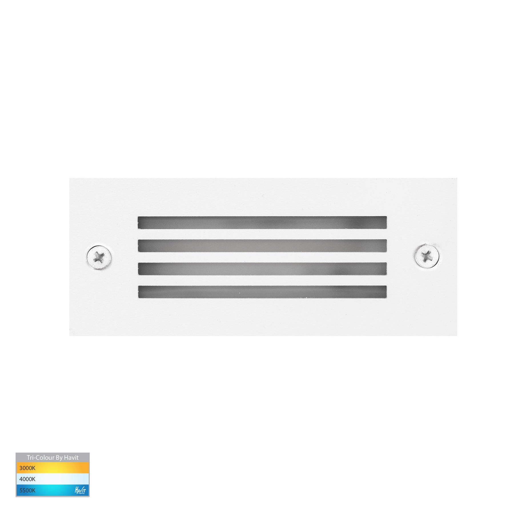 Bata 316 Stainless Steel LED Brick Light White 3W 240V TRI Colour - HV3008T-WHT-240V