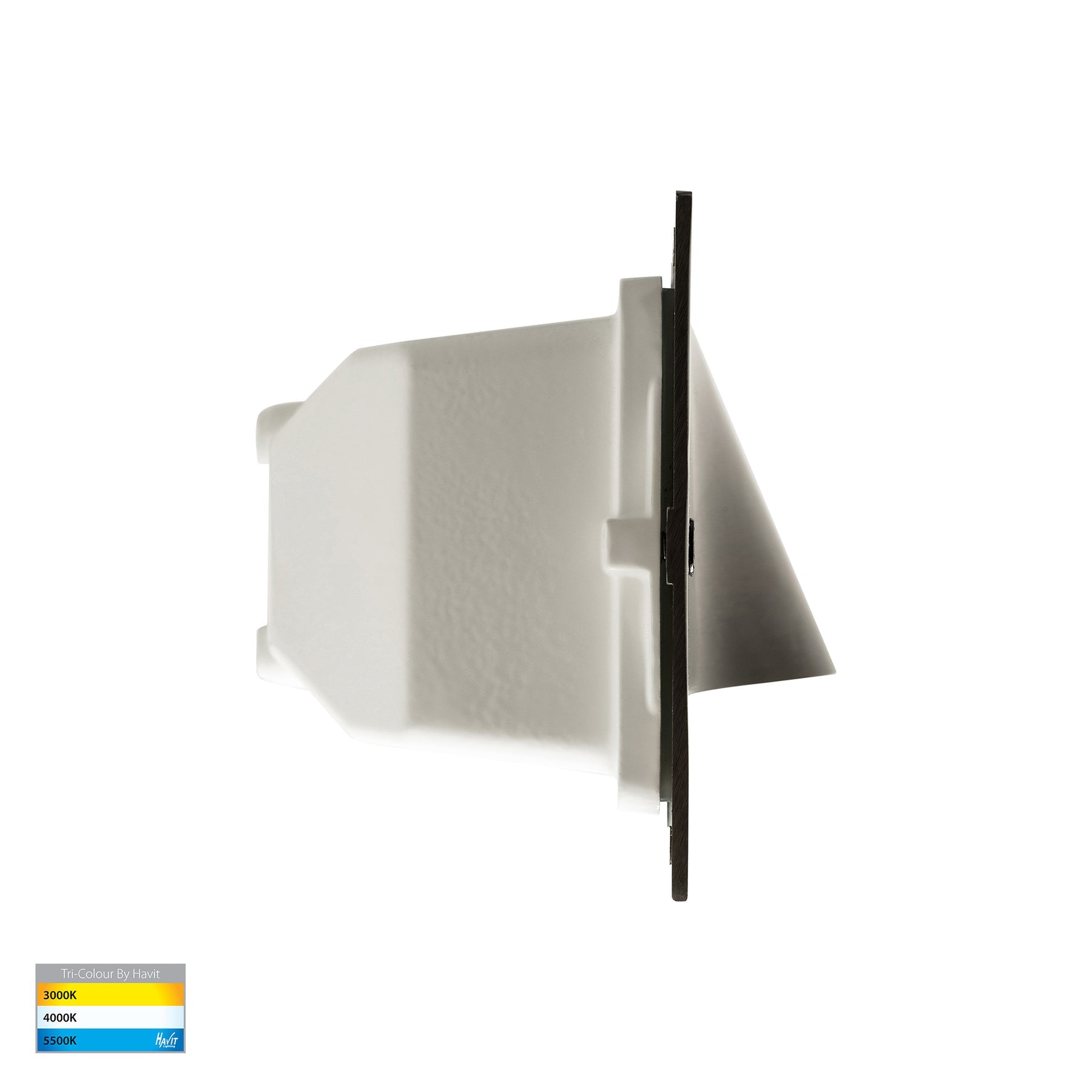 Corba LED Brick Light 10W 12V Tri Colour Antique Brass - HV3013T-AB-12V