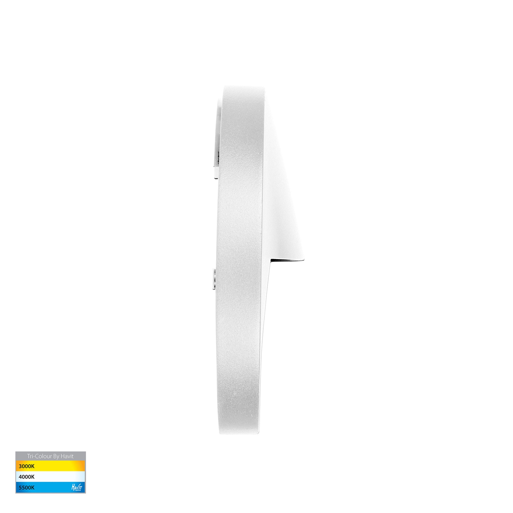 Lisca Round LED Wall Light 240V 3W 3CCT White - HV3227T-WHT-240V