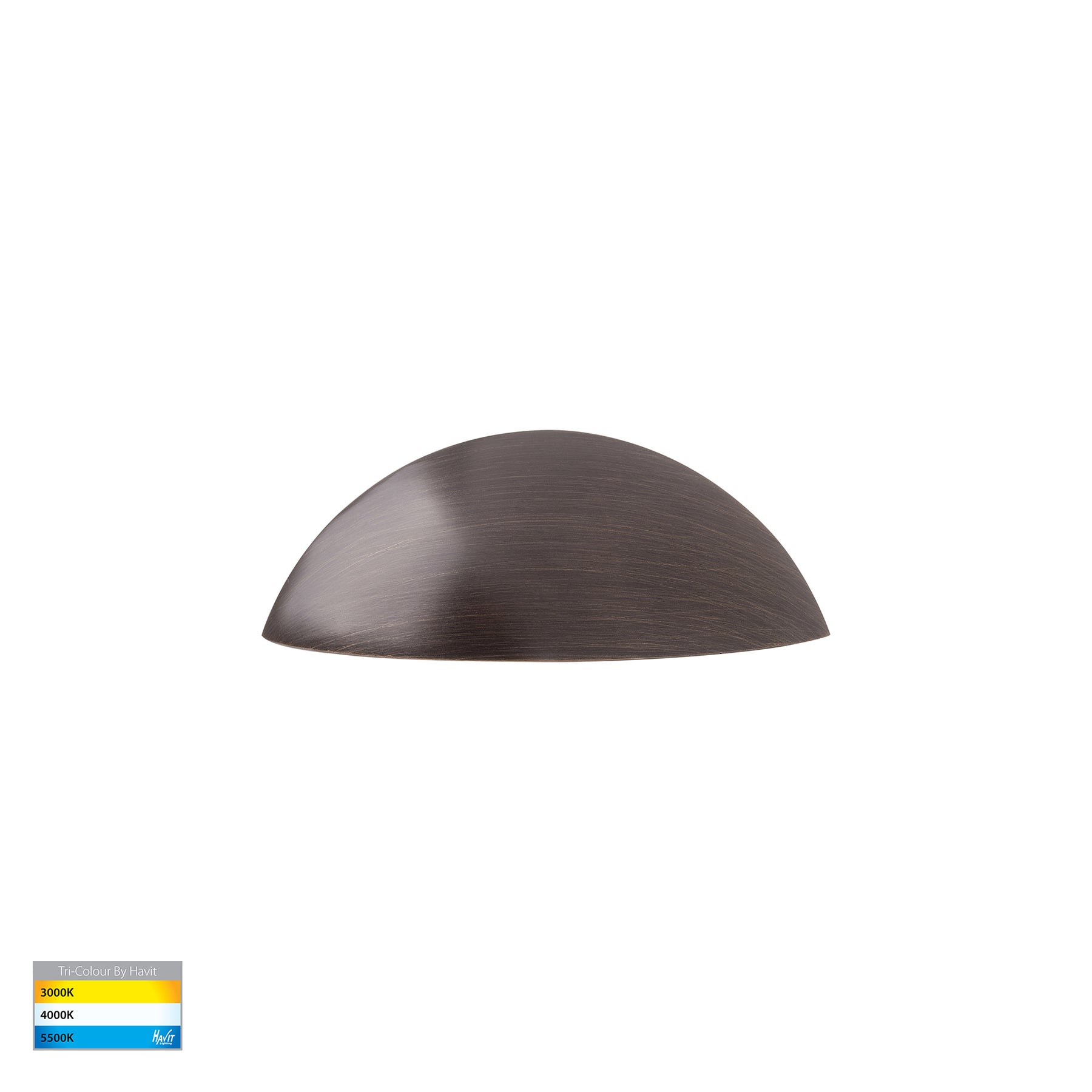Curva LED Step Light Antique Brass 12V 3W Tri Colour - HV3251T-AB-12V