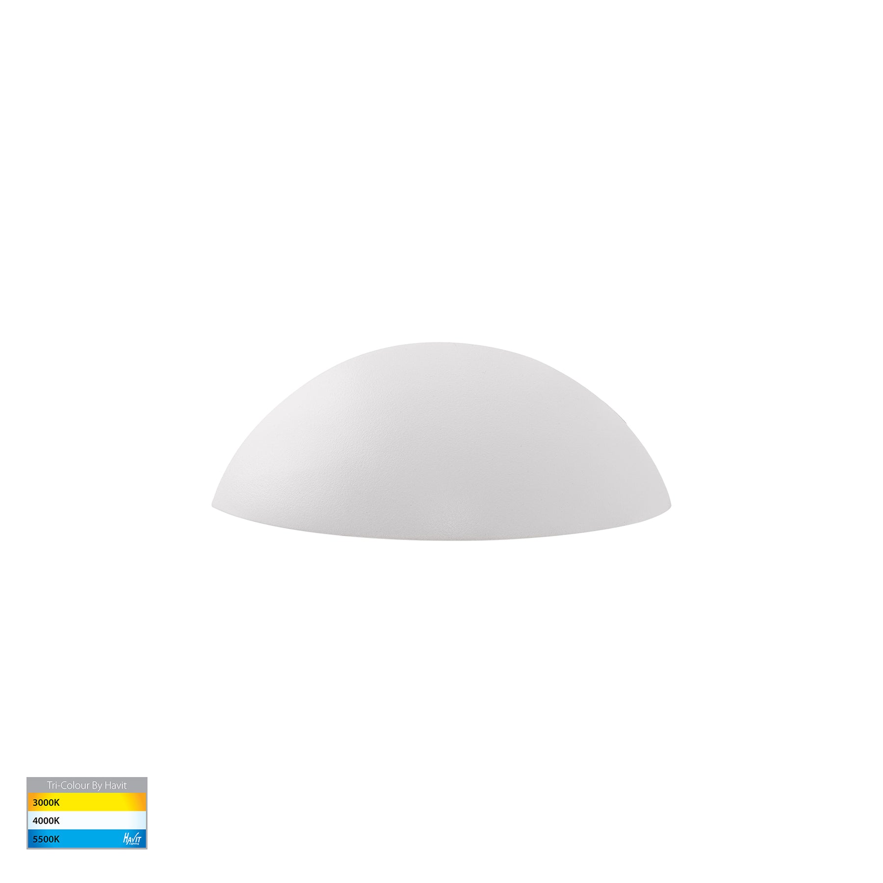 Curva LED Step Light Solid Brass White 12V 3W Tri Colour - HV3251T-WHT-12V