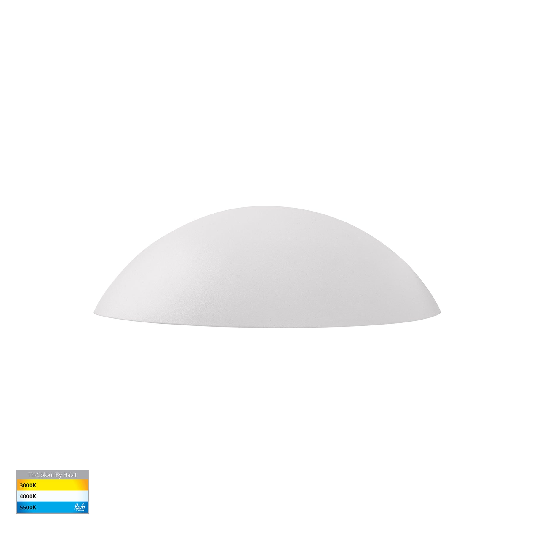 Curva LED Step Light Solid Brass White 12V 5W Tri Colour - HV3252T-WHT-12V