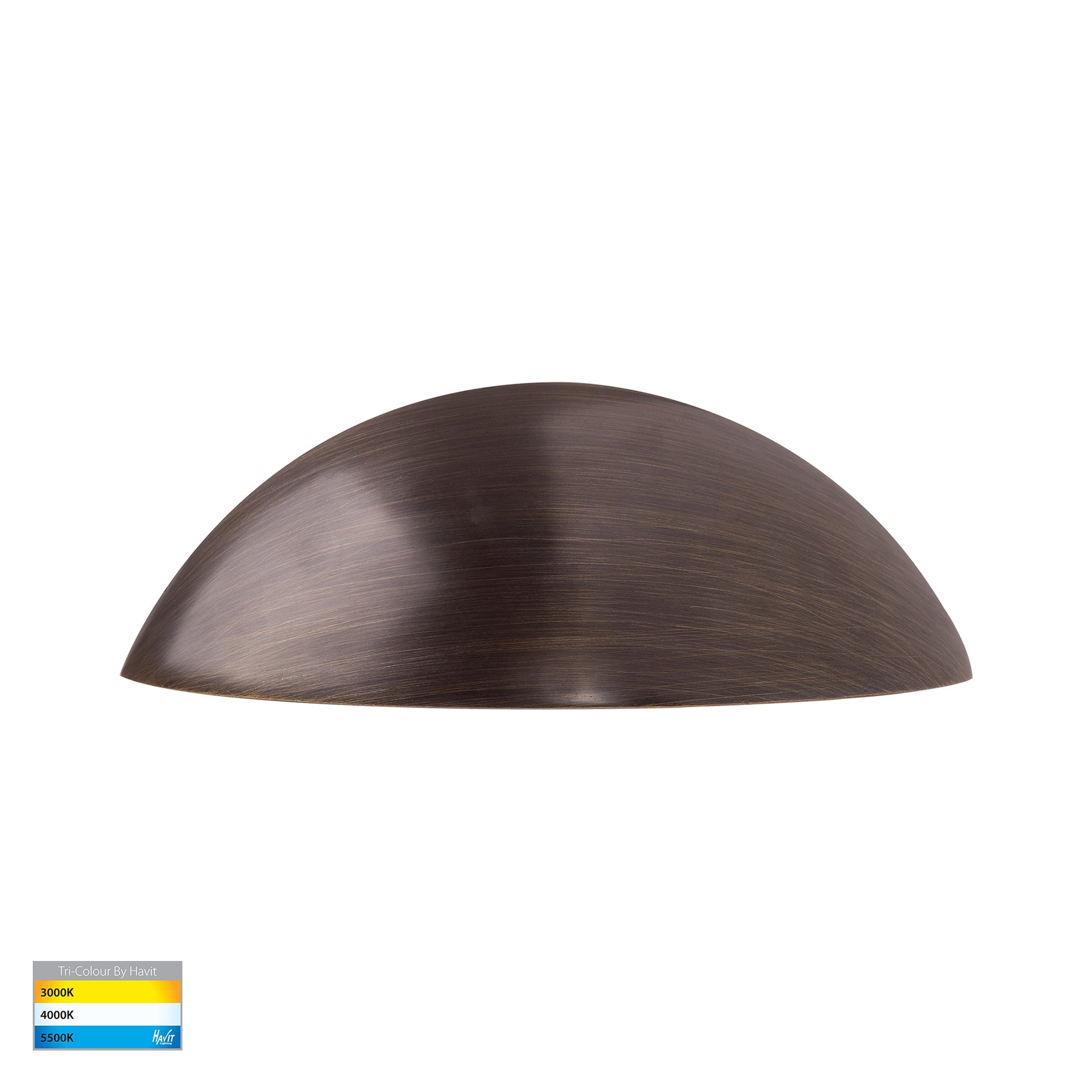 Curva LED Step Light Antique Brass 12V 7.5W Tri Colour - HV3253T-AB-12V