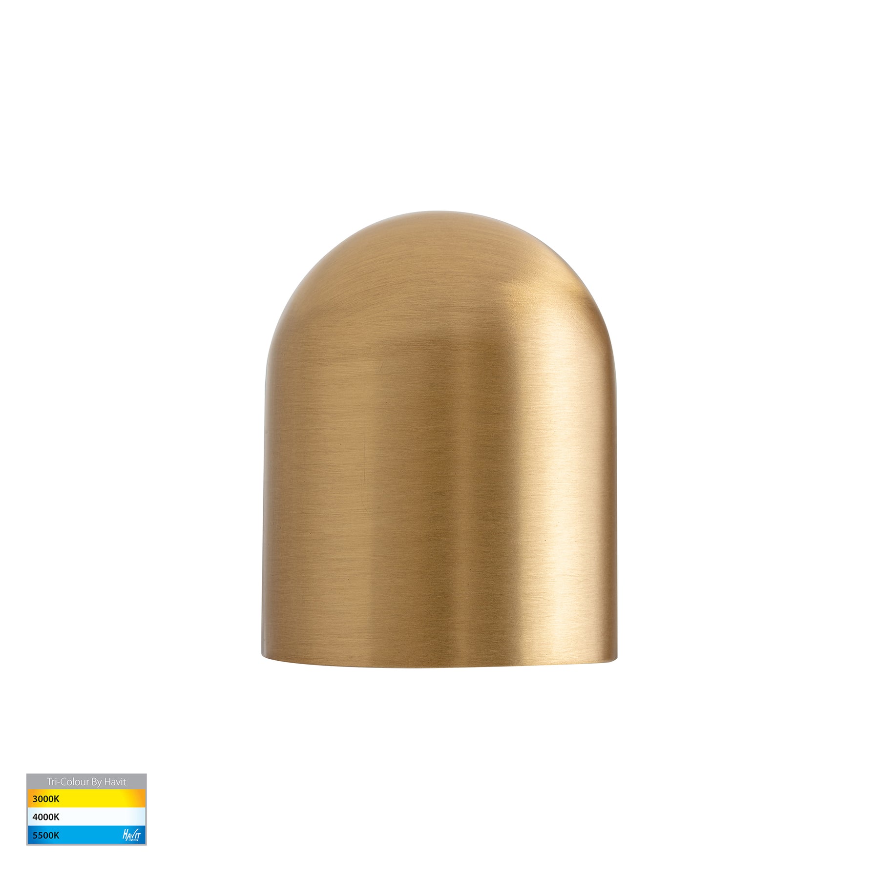 Patra LED Surface Mounted Wall Light 12V 1.5W Tri Colour Brass - HV3284T-BR-12V