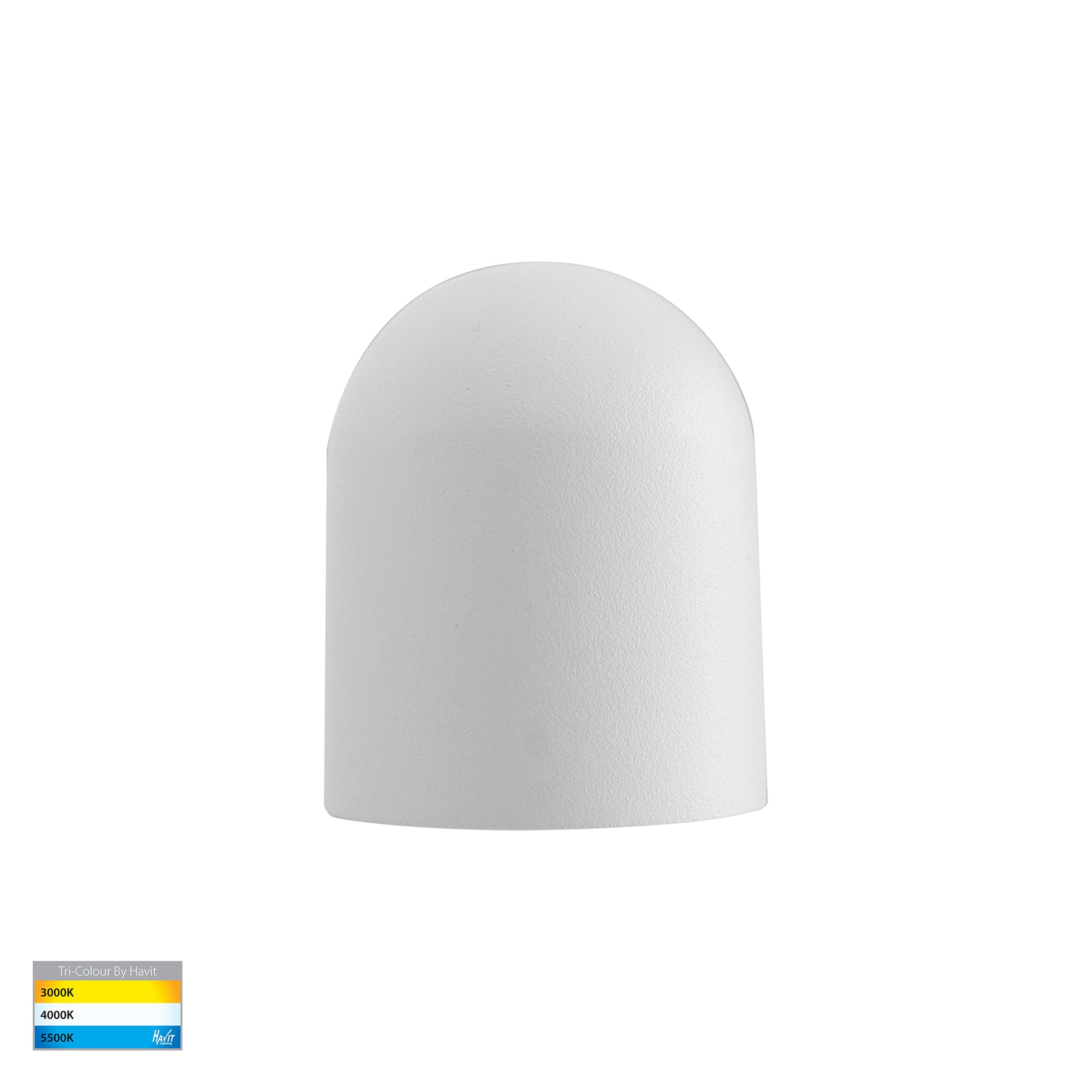 Patra LED Surface Mounted Wall Light 12V 1.5W Tri Colour Matt White - HV3284T-WHT-12V