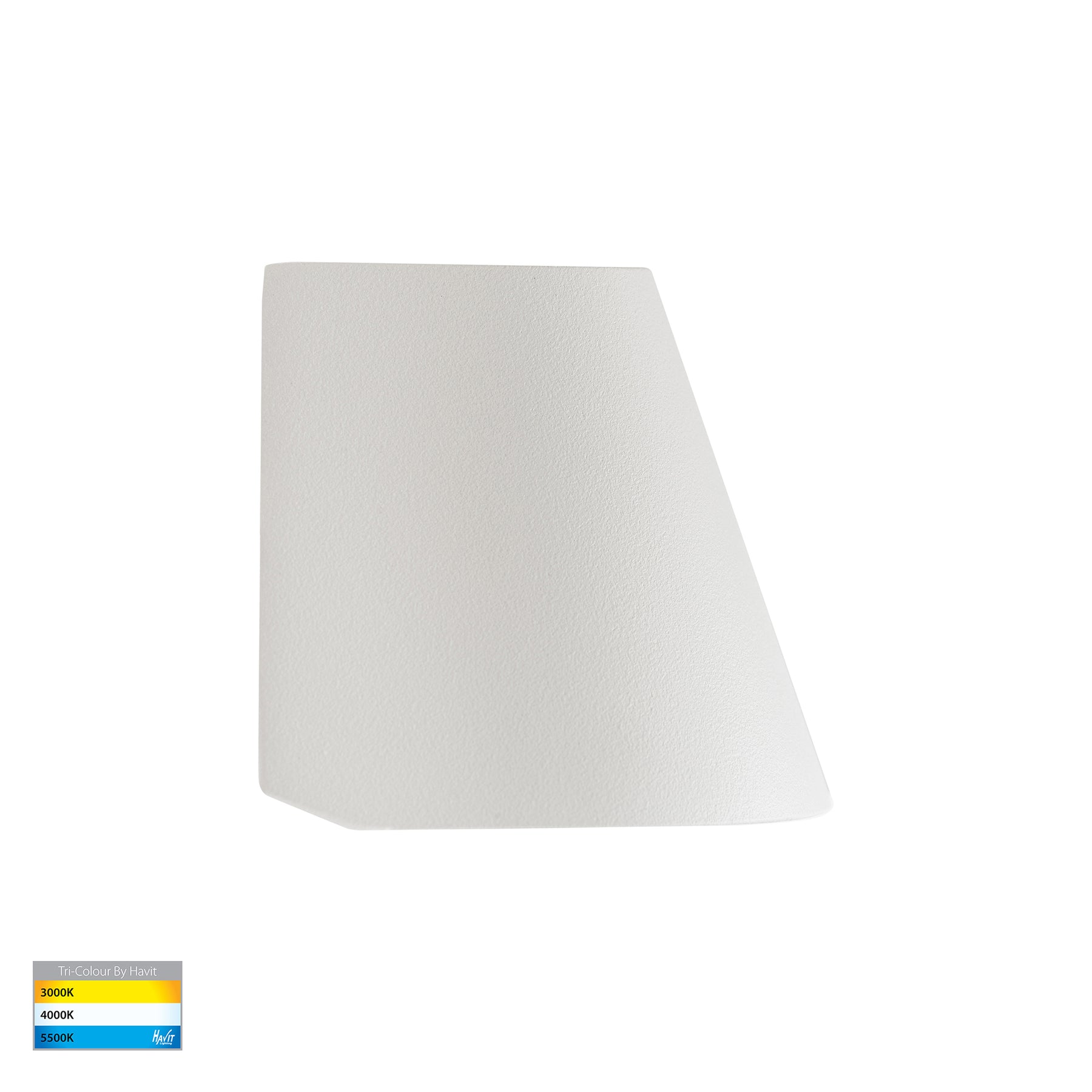 Kaval LED Surface Mounted Wall Light 12V 1.5W Tri Colour White - HV3285T-WHT-12V