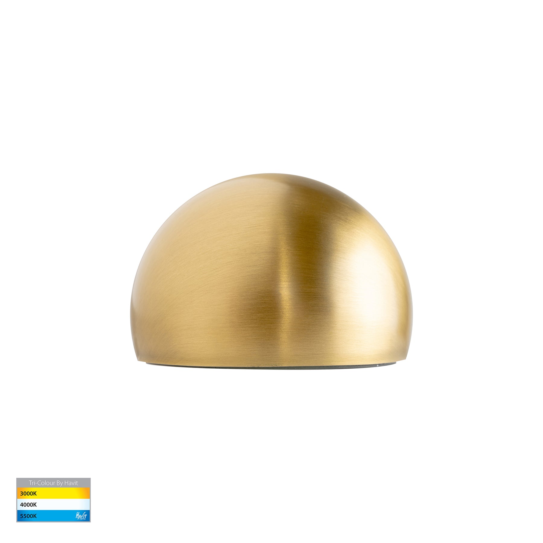 Serres LED Surface Mounted Wall Light 12V 1.5W Tri Colour Brass - HV3286T-BR-12V