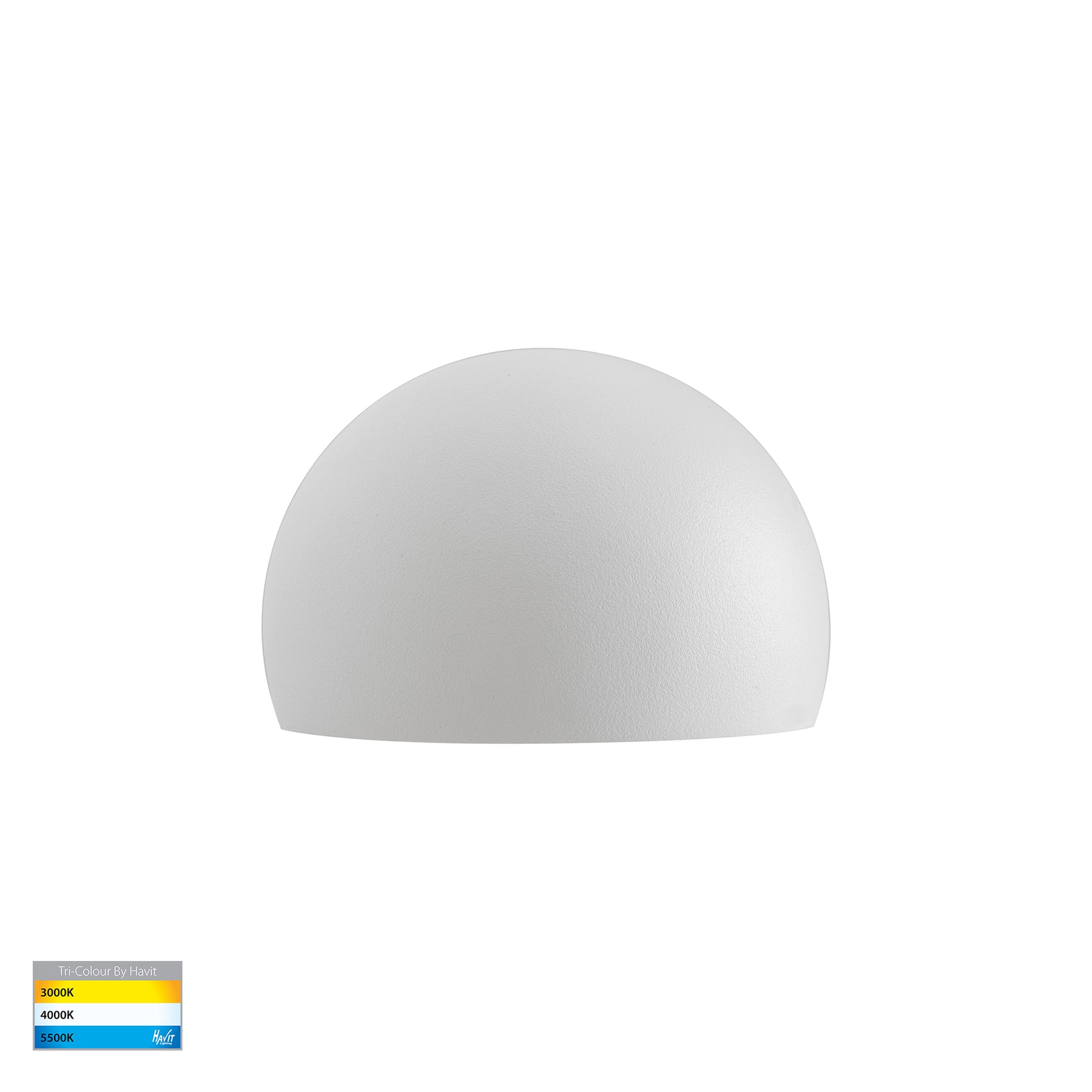 Serres LED Surface Mounted Wall Light 12V 1.5W Tri Colour White - HV3286T-WHT-12V