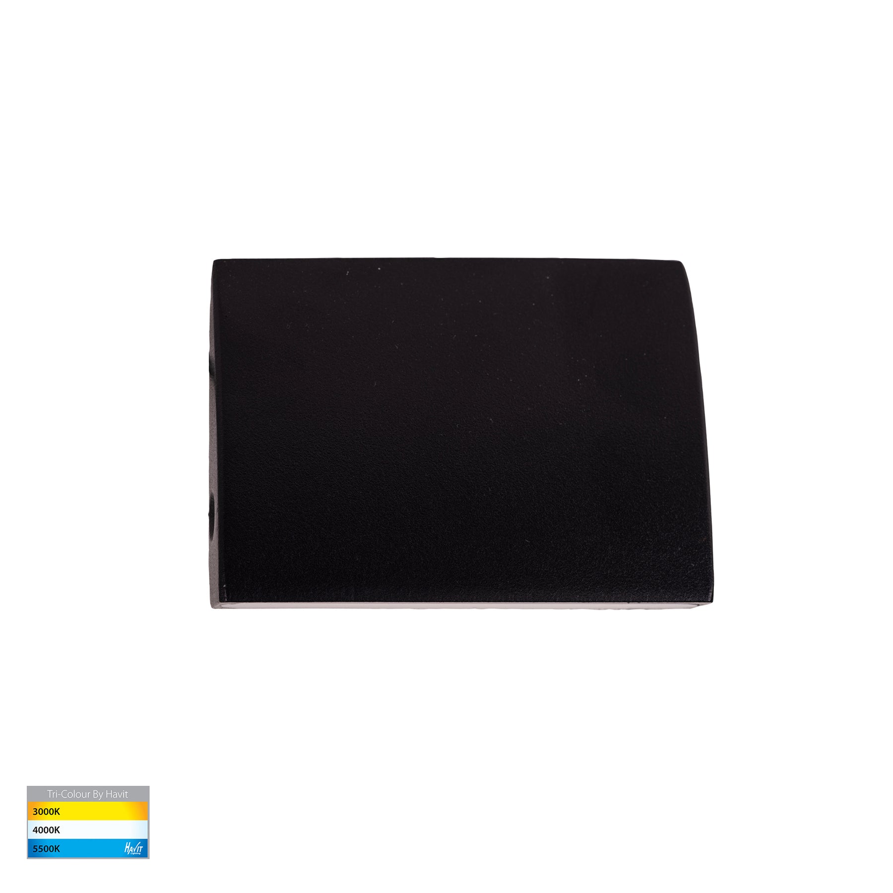 Pelase 60mm LED Step Light 12V 3W Tri Colour Black - HV3291T-BLK-12V