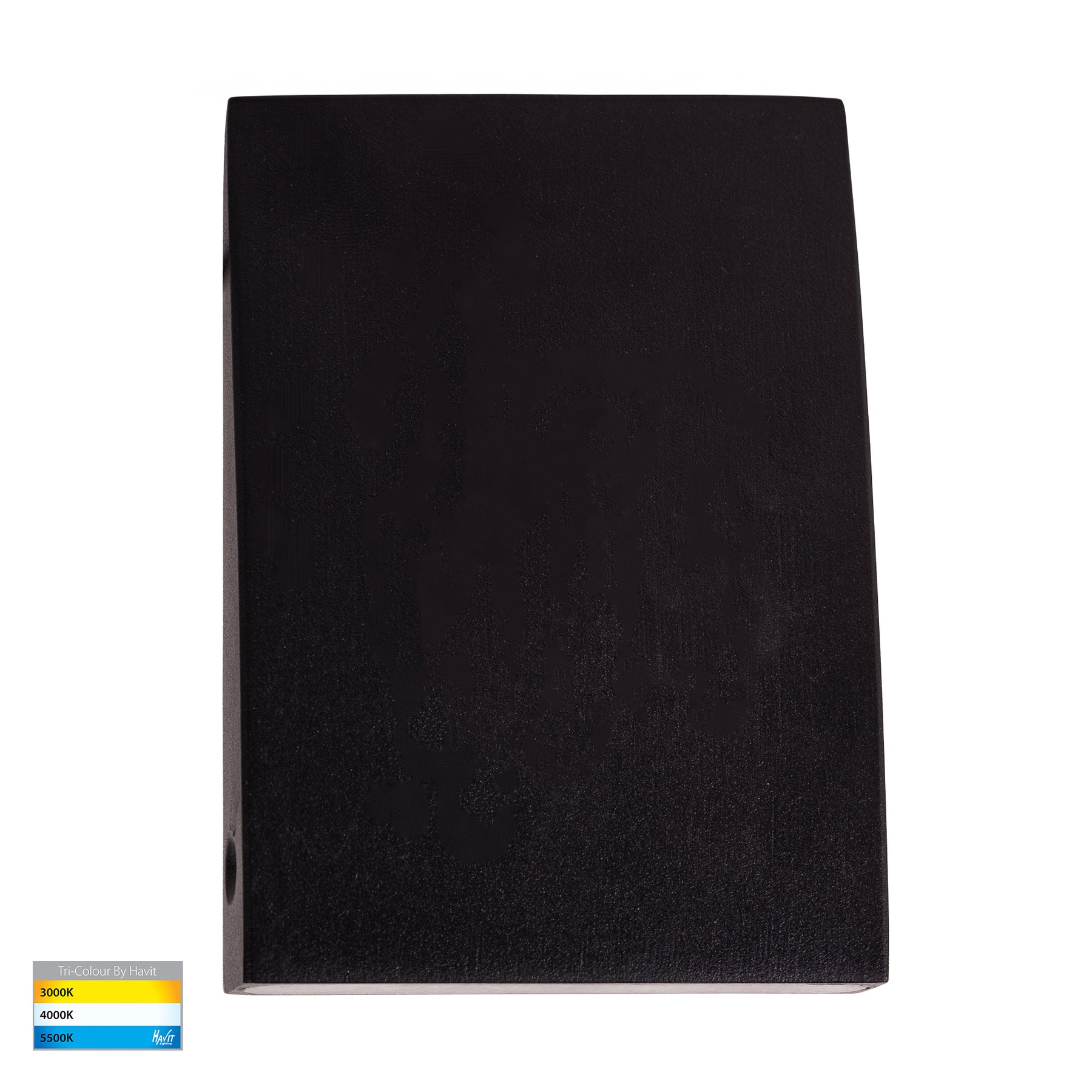 Pelase 120mm LED Step Light 12V 3W Tri Colour Black - HV3292T-BLK-12V