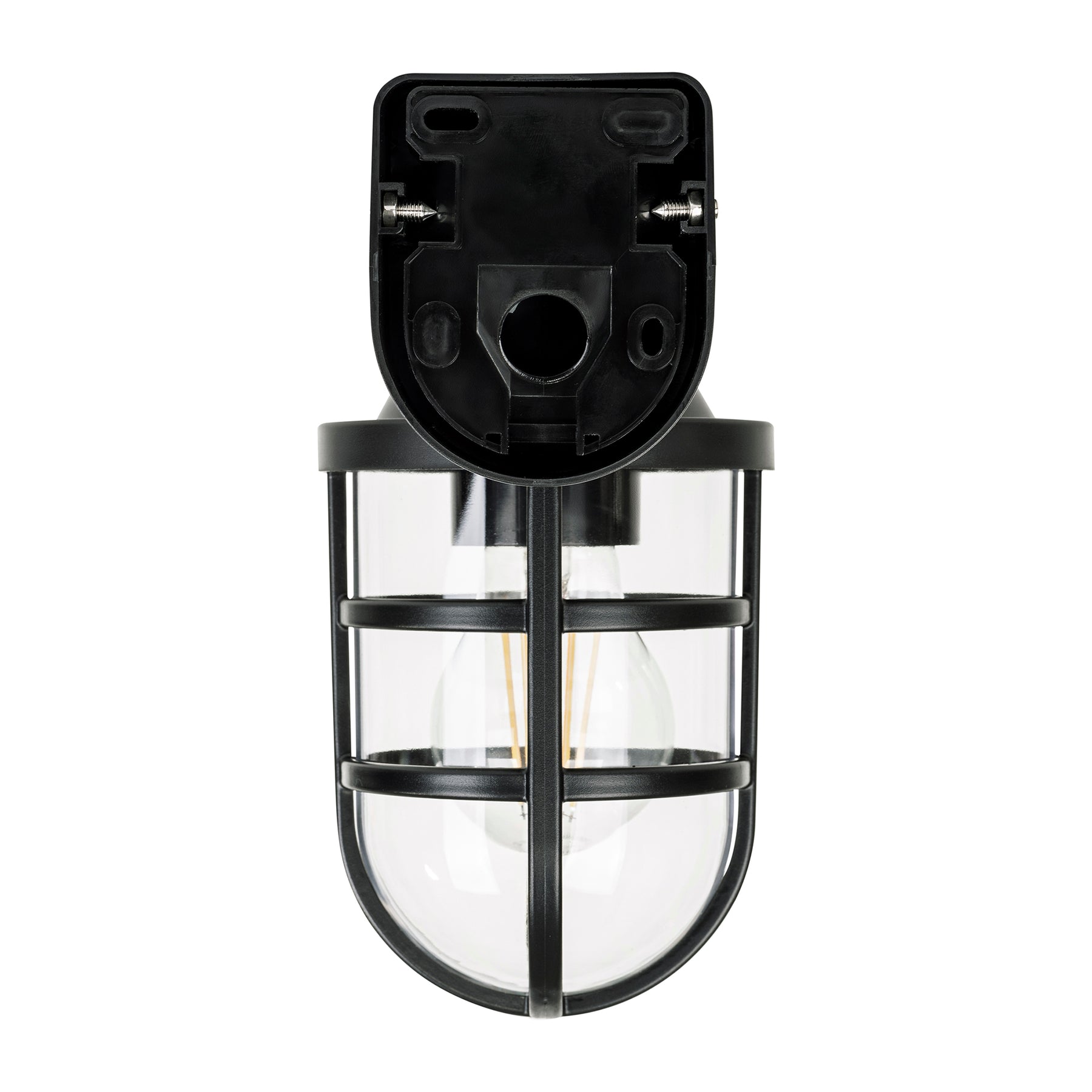 Marina Wall Light Polycarbonate Black 8W 2700K - HV3511W-BLK