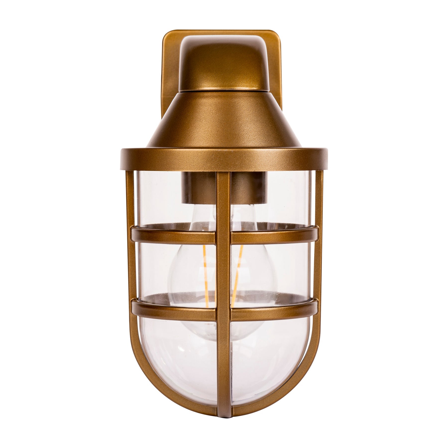 Marina Wall Light Polycarbonate Brass 8W 2700K - HV3511W-PB