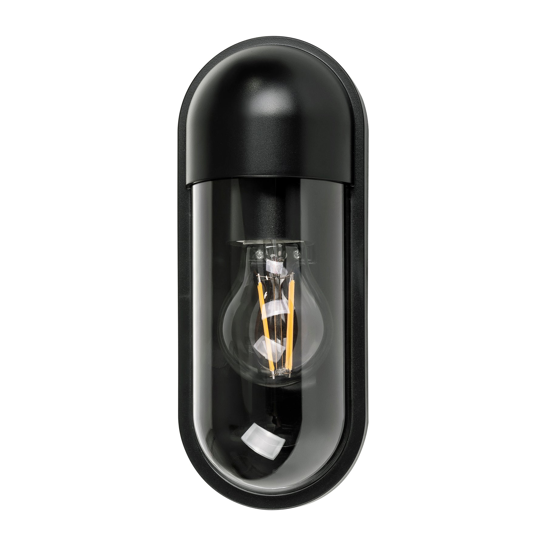 Lume Wall Light Polycarbonate Black 8W 2700K - HV3512W-BLK